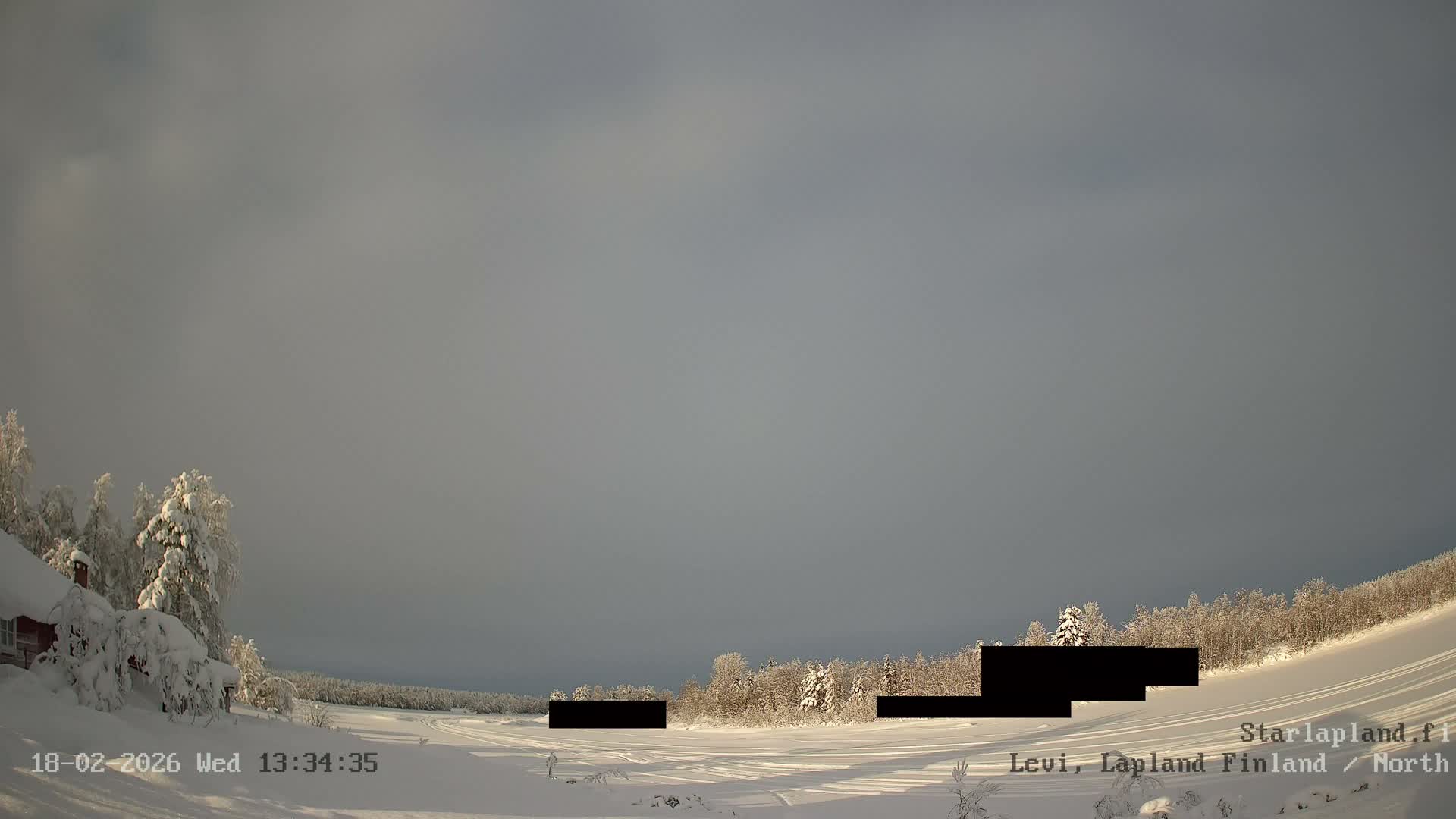 Sirkka, Levi Resort Ski Slope, Aurora Boreails/Northern Lights Live Cam -  Sirkka, Kittila, Lapland, Finland