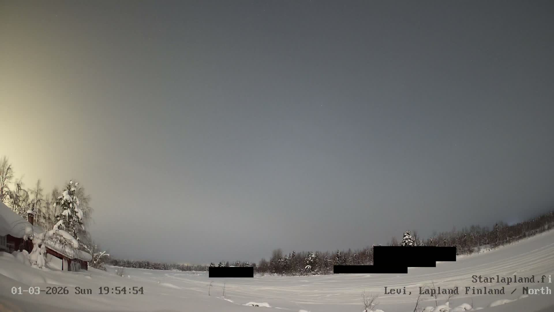 Sirkka, Levi Resort Ski Slope, Aurora Boreails/Northern Lights Live Cam -  Sirkka, Kittila, Lapland, Finland