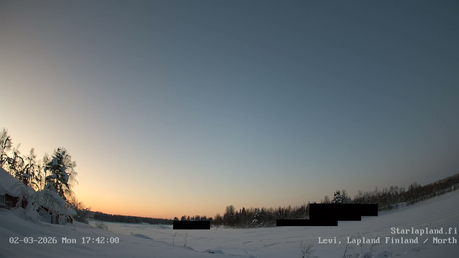 Sirkka, Levi Resort Ski Slope, Aurora Boreails/Northern Lights Live Cam -  Sirkka, Kittila, Lapland, Finland