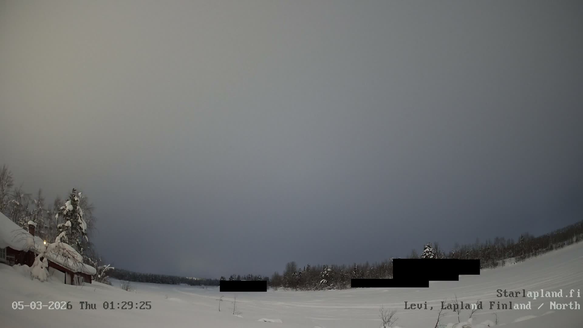 Sirkka, Levi Resort Ski Slope, Aurora Boreails/Northern Lights Live Cam -  Sirkka, Kittila, Lapland, Finland