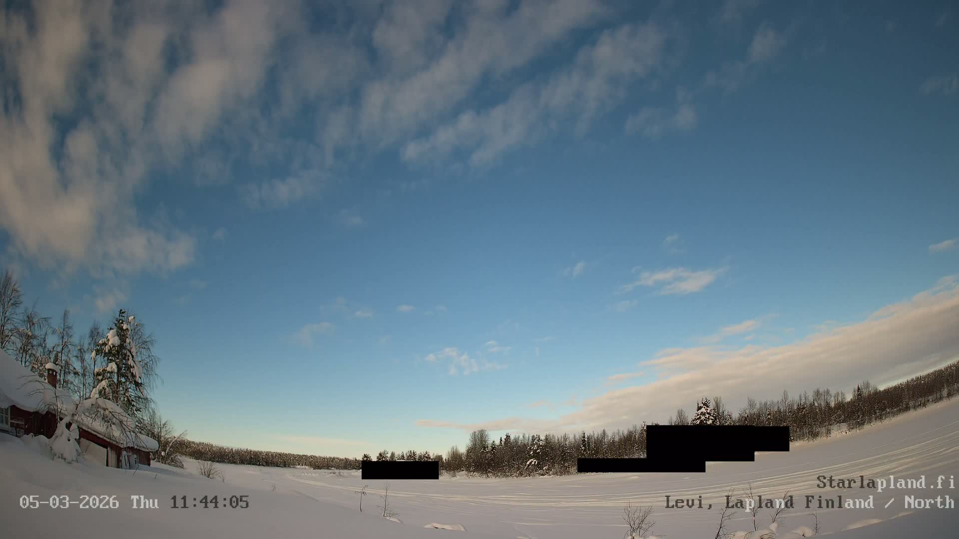 Sirkka, Levi Resort Ski Slope, Aurora Boreails/Northern Lights Live Cam -  Sirkka, Kittila, Lapland, Finland