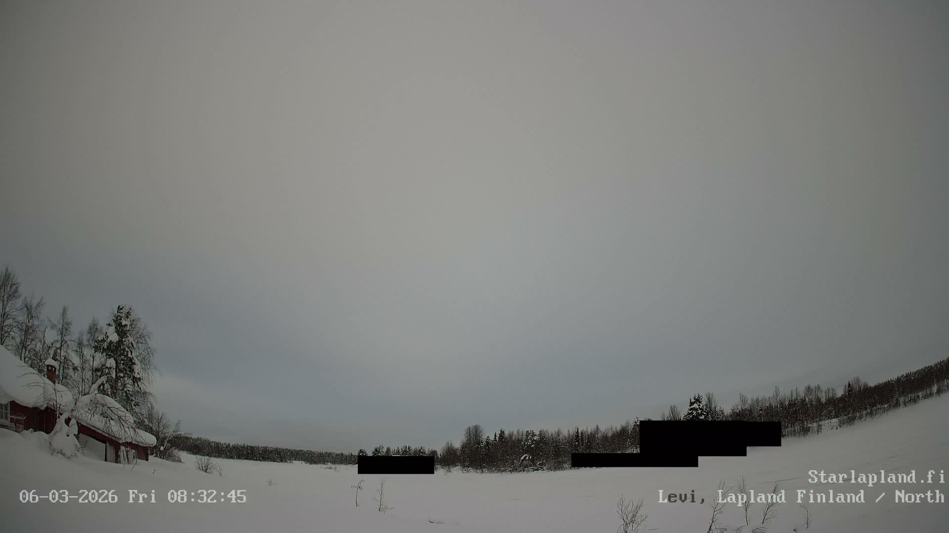 Sirkka, Levi Resort Ski Slope, Aurora Boreails/Northern Lights Live Cam -  Sirkka, Kittila, Lapland, Finland
