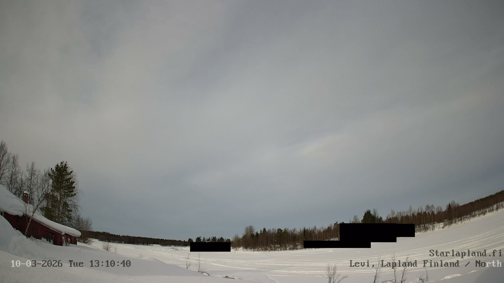 Sirkka, Levi Resort Ski Slope, Aurora Boreails/Northern Lights Live Cam -  Sirkka, Kittila, Lapland, Finland