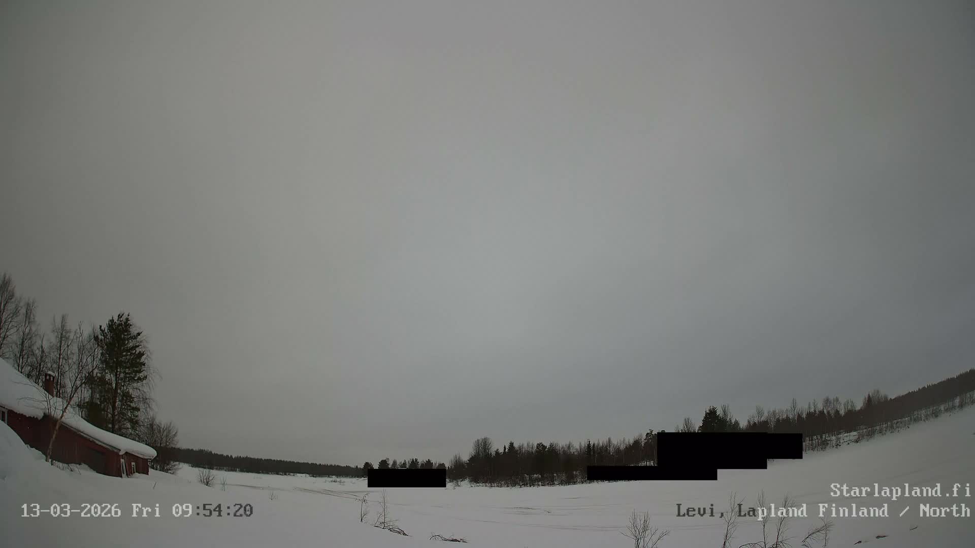Sirkka, Levi Resort Ski Slope, Aurora Boreails/Northern Lights Live Cam -  Sirkka, Kittila, Lapland, Finland