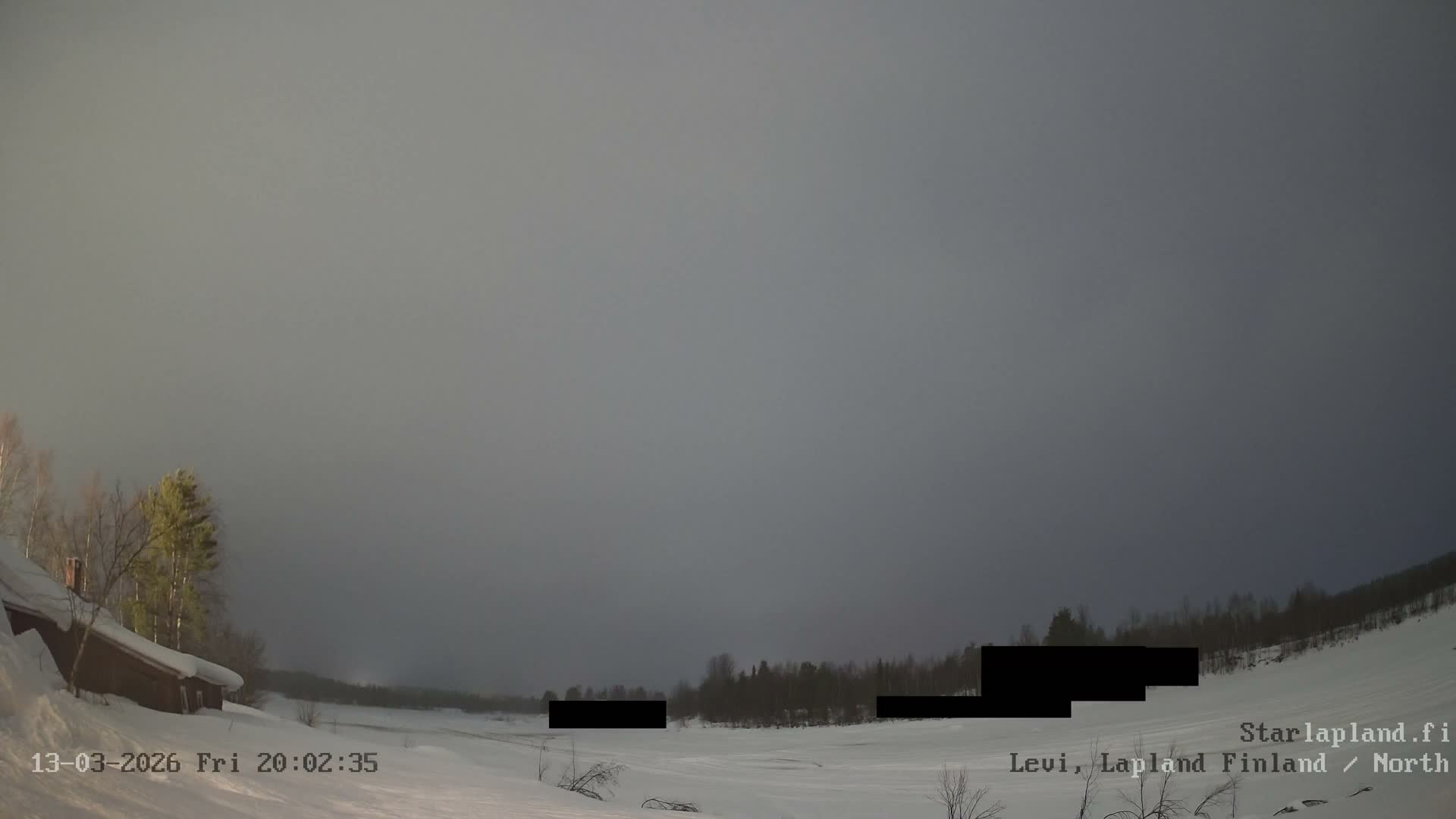 Sirkka, Levi Resort Ski Slope, Aurora Boreails/Northern Lights Live Cam -  Sirkka, Kittila, Lapland, Finland