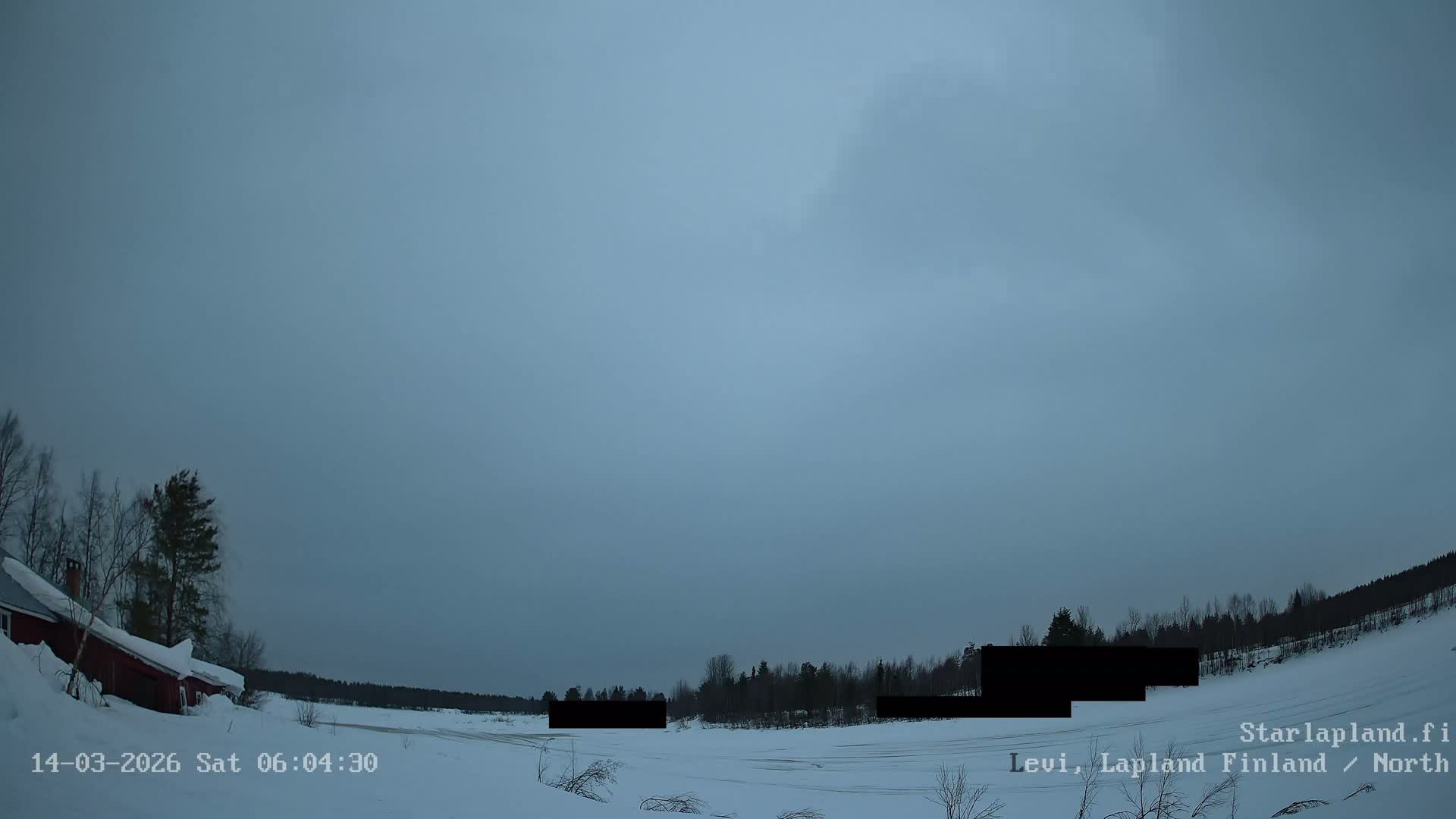 Sirkka, Levi Resort Ski Slope, Aurora Boreails/Northern Lights Live Cam -  Sirkka, Kittila, Lapland, Finland