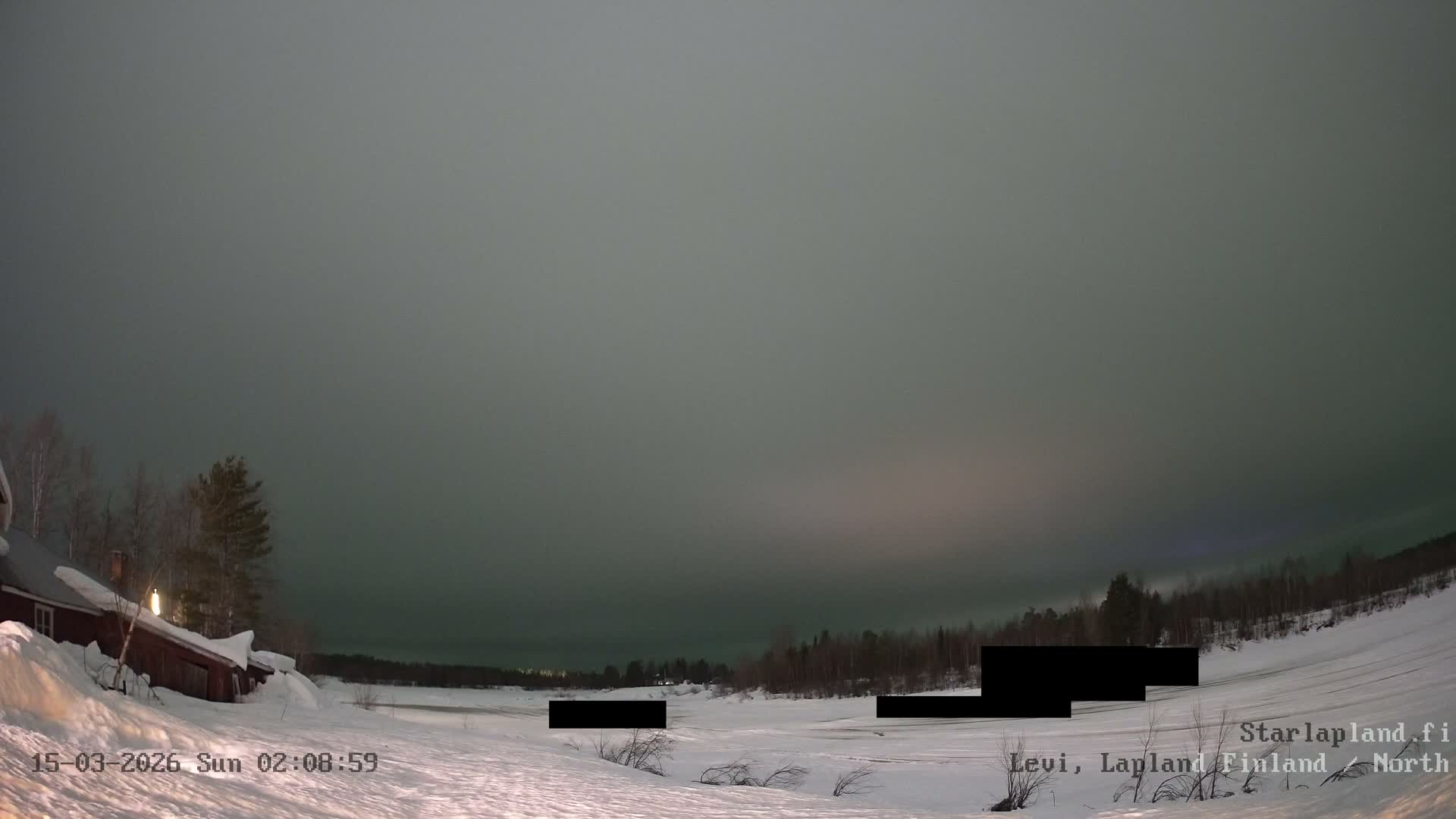 Sirkka, Levi Resort Ski Slope, Aurora Boreails/Northern Lights Live Cam -  Sirkka, Kittila, Lapland, Finland