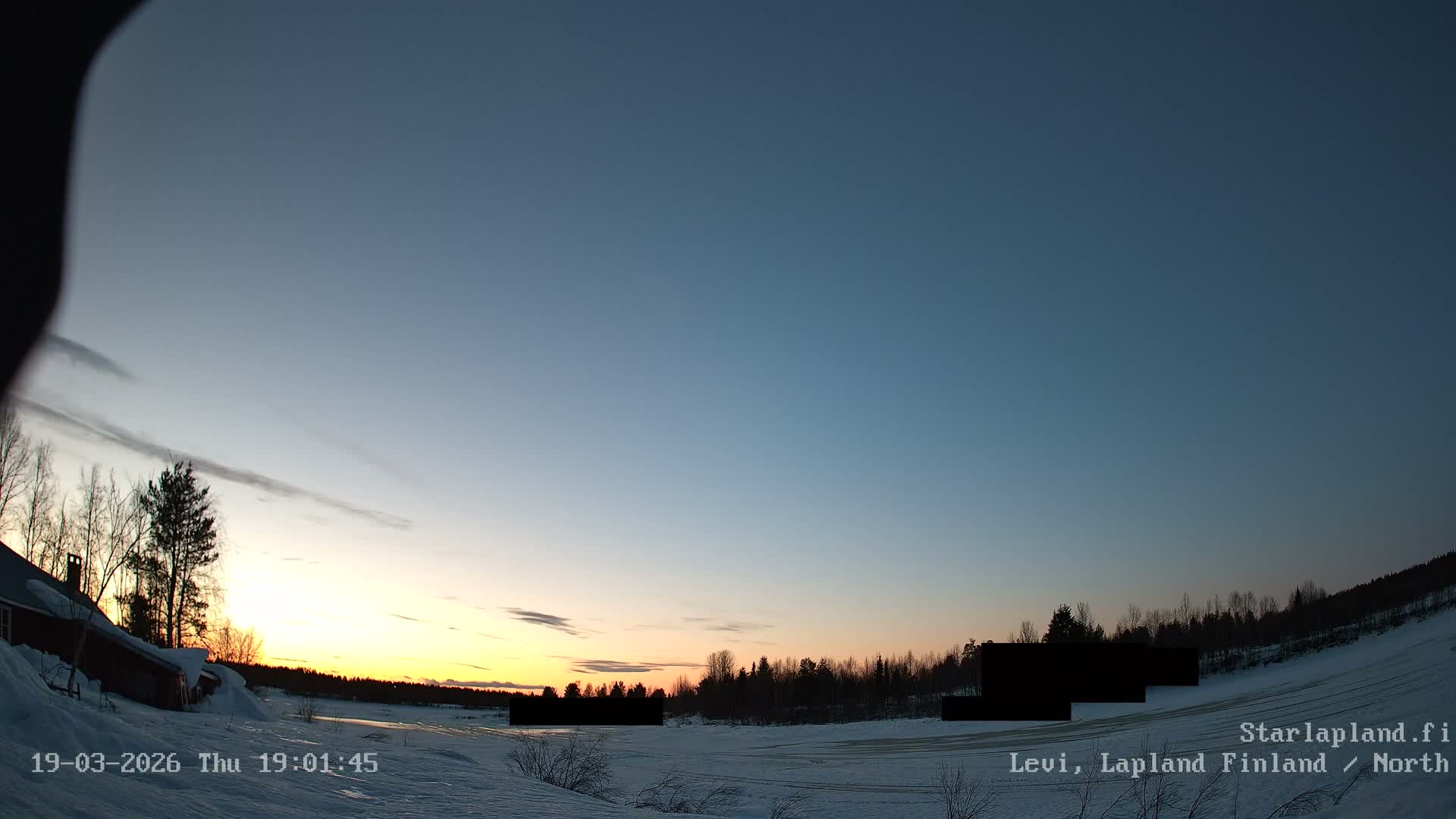 Sirkka, Levi Resort Ski Slope, Aurora Boreails/Northern Lights Live Cam -  Sirkka, Kittila, Lapland, Finland