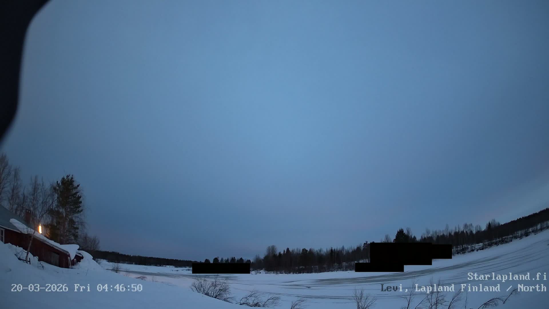 Sirkka, Levi Resort Ski Slope, Aurora Boreails/Northern Lights Live Cam -  Sirkka, Kittila, Lapland, Finland