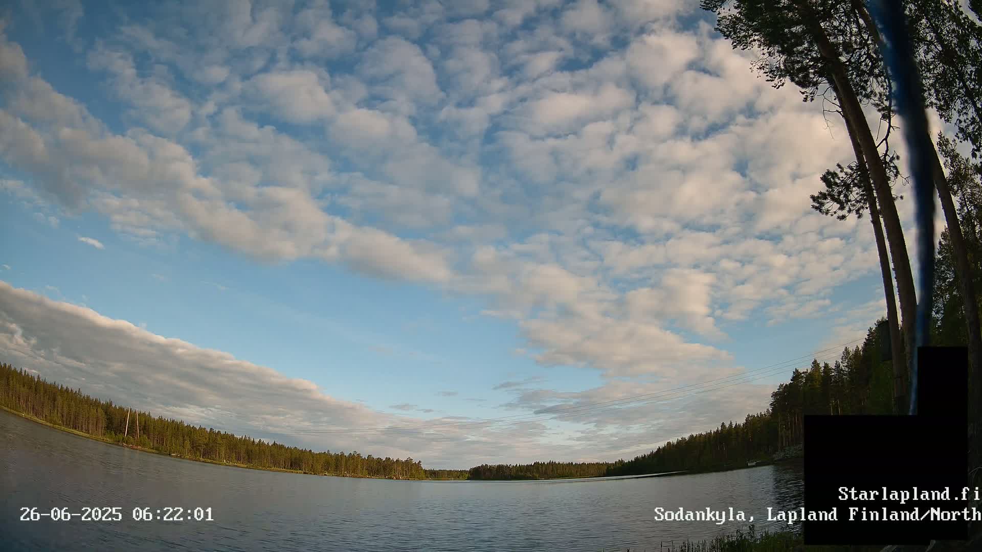Sodankyla, Aurora Boreails/Northern Lights  Live Cam -  Sodankylä, Northern Lapland (Pohjois-Lappi), Lapland (Lappi),Finland