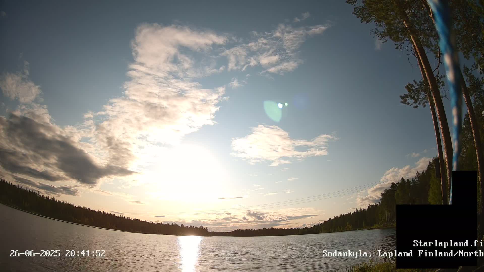 Sodankyla, Aurora Boreails/Northern Lights  Live Cam -  Sodankylä, Northern Lapland (Pohjois-Lappi), Lapland (Lappi),Finland