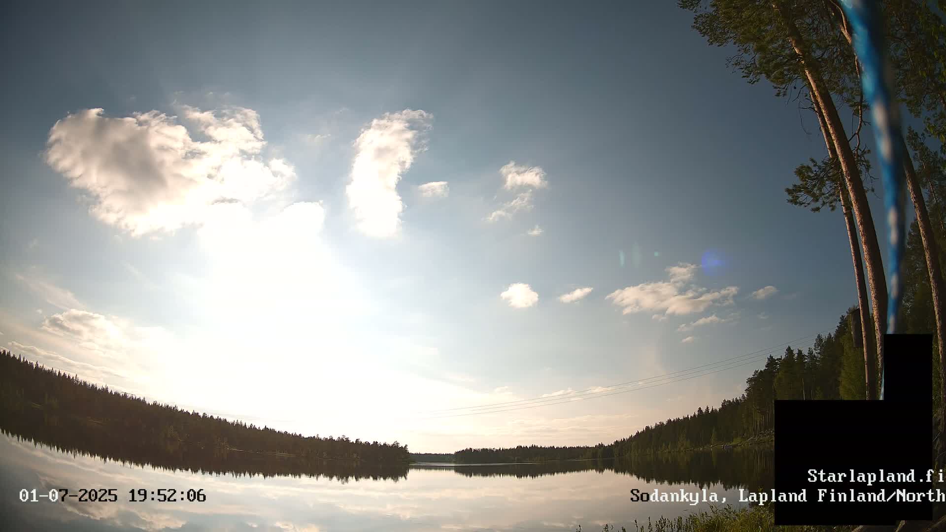 Sodankyla, Aurora Boreails/Northern Lights  Live Cam -  Sodankylä, Northern Lapland (Pohjois-Lappi), Lapland (Lappi),Finland