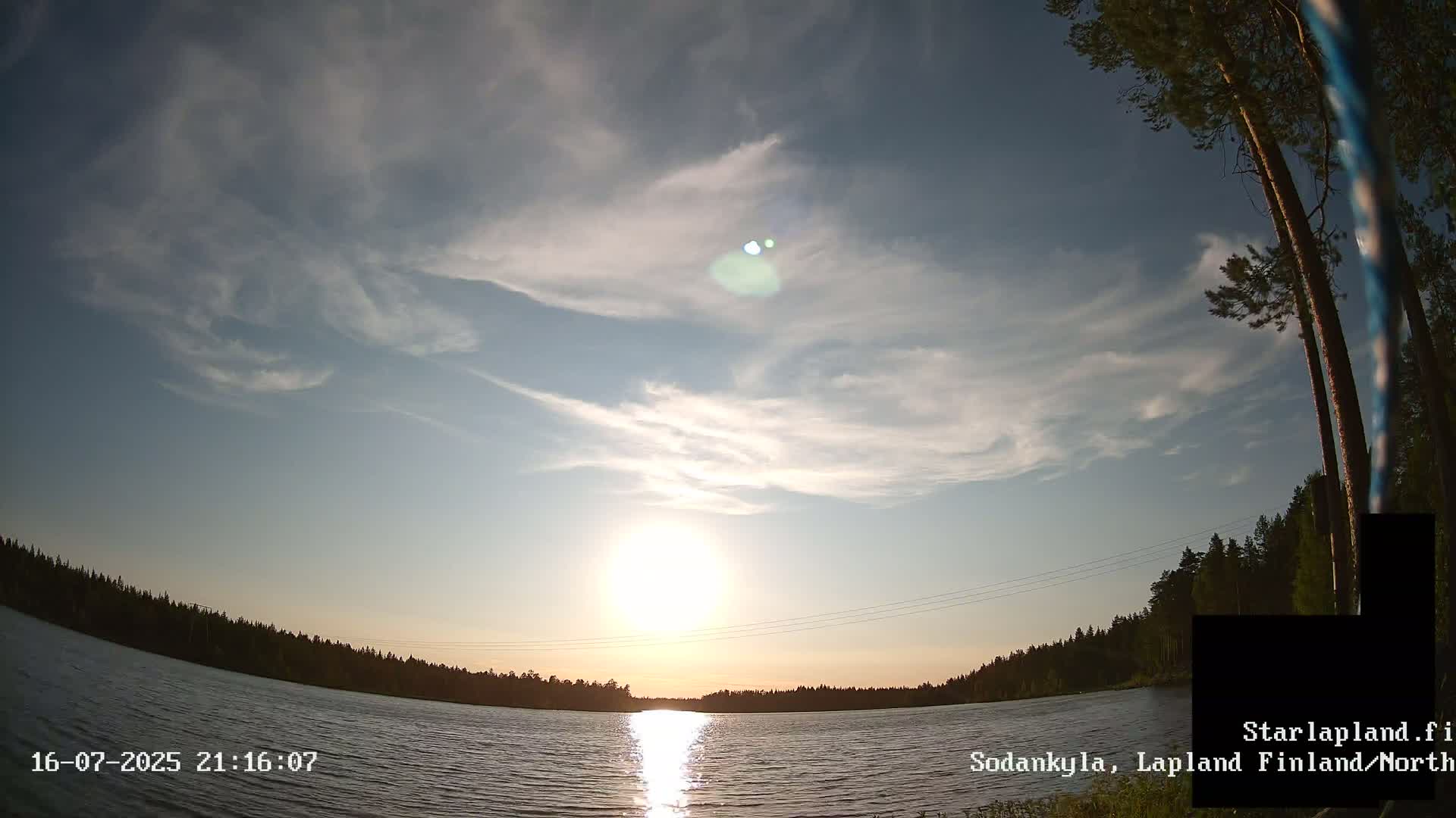 Sodankyla, Aurora Boreails/Northern Lights  Live Cam -  Sodankylä, Northern Lapland (Pohjois-Lappi), Lapland (Lappi),Finland