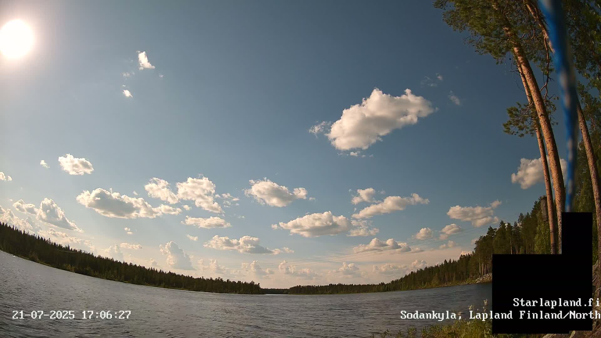 Sodankyla, Aurora Boreails/Northern Lights  Live Cam -  Sodankylä, Northern Lapland (Pohjois-Lappi), Lapland (Lappi),Finland