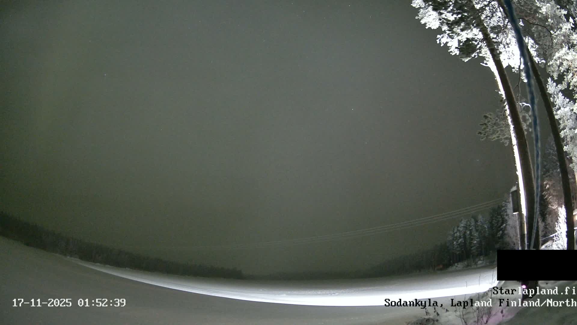 Sodankyla, Aurora Boreails/Northern Lights  Live Cam -  Sodankylä, Northern Lapland (Pohjois-Lappi), Lapland (Lappi),Finland