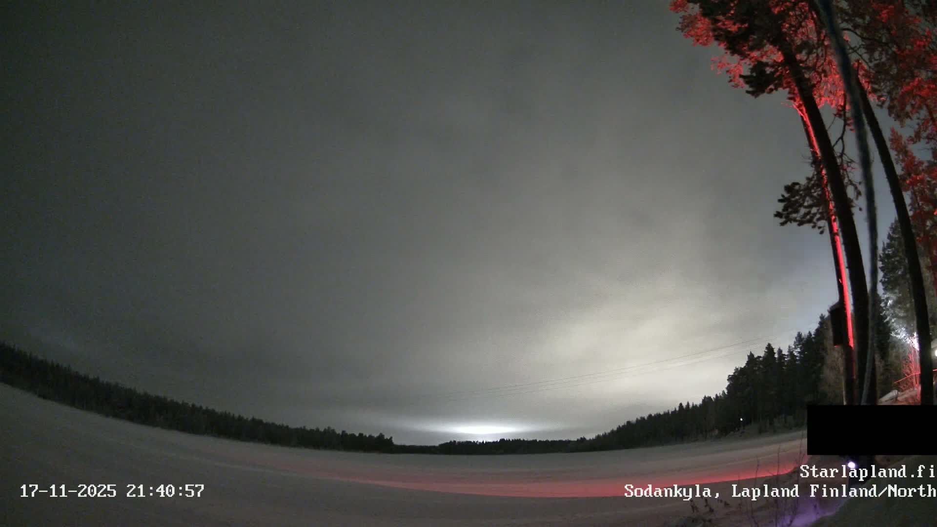 Sodankyla, Aurora Boreails/Northern Lights  Live Cam -  Sodankylä, Northern Lapland (Pohjois-Lappi), Lapland (Lappi),Finland
