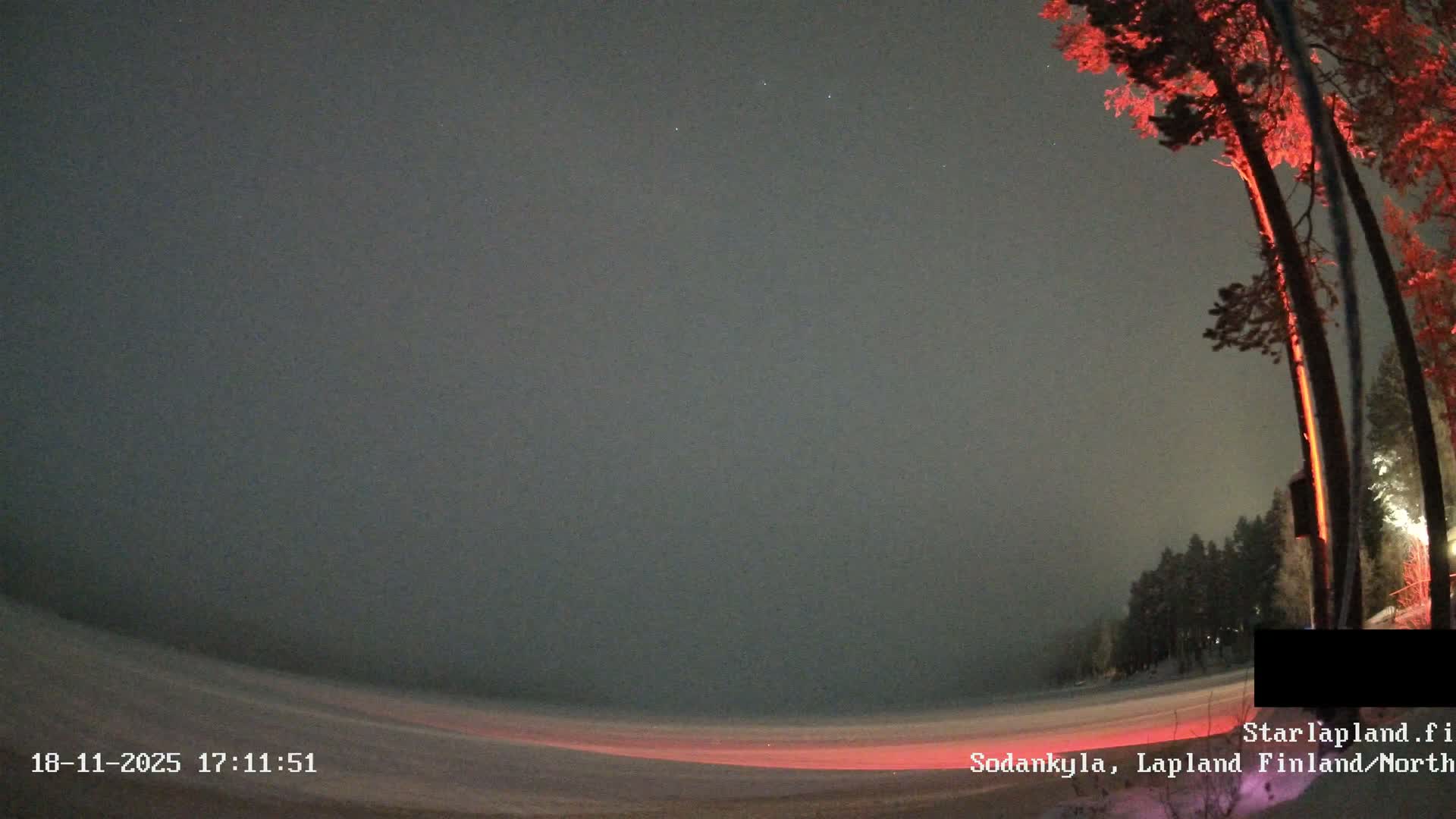 Sodankyla, Aurora Boreails/Northern Lights  Live Cam -  Sodankylä, Northern Lapland (Pohjois-Lappi), Lapland (Lappi),Finland