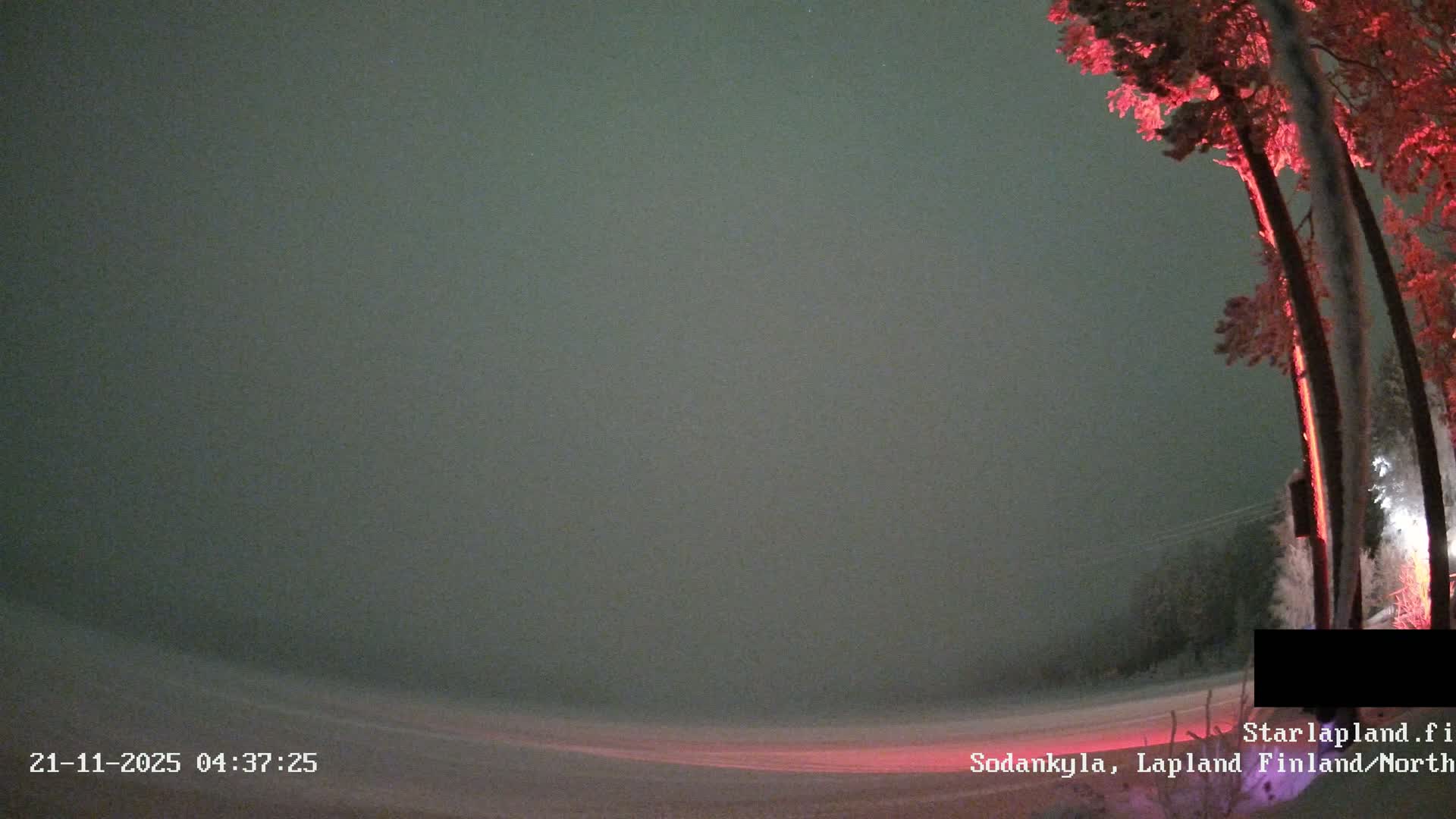 Sodankyla, Aurora Boreails/Northern Lights  Live Cam -  Sodankylä, Northern Lapland (Pohjois-Lappi), Lapland (Lappi),Finland