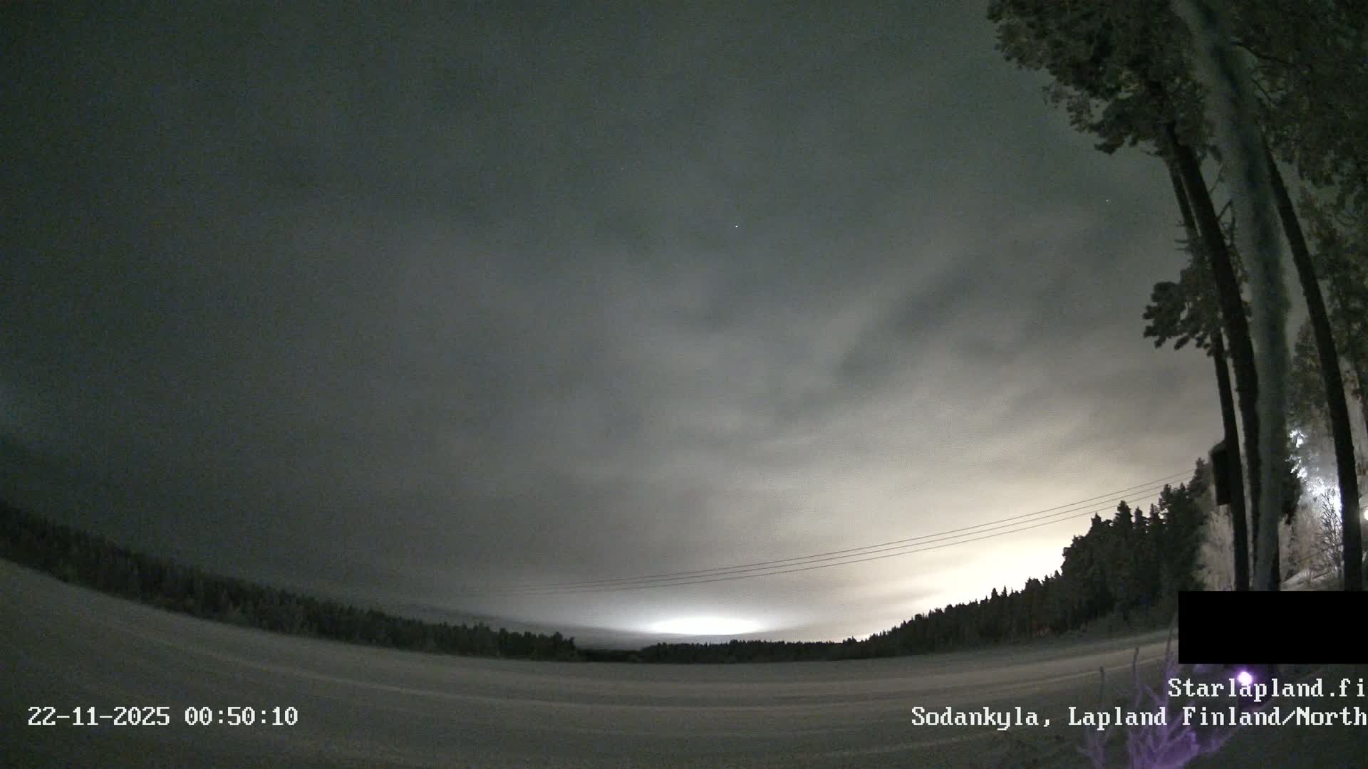 Sodankyla, Aurora Boreails/Northern Lights  Live Cam -  Sodankylä, Northern Lapland (Pohjois-Lappi), Lapland (Lappi),Finland