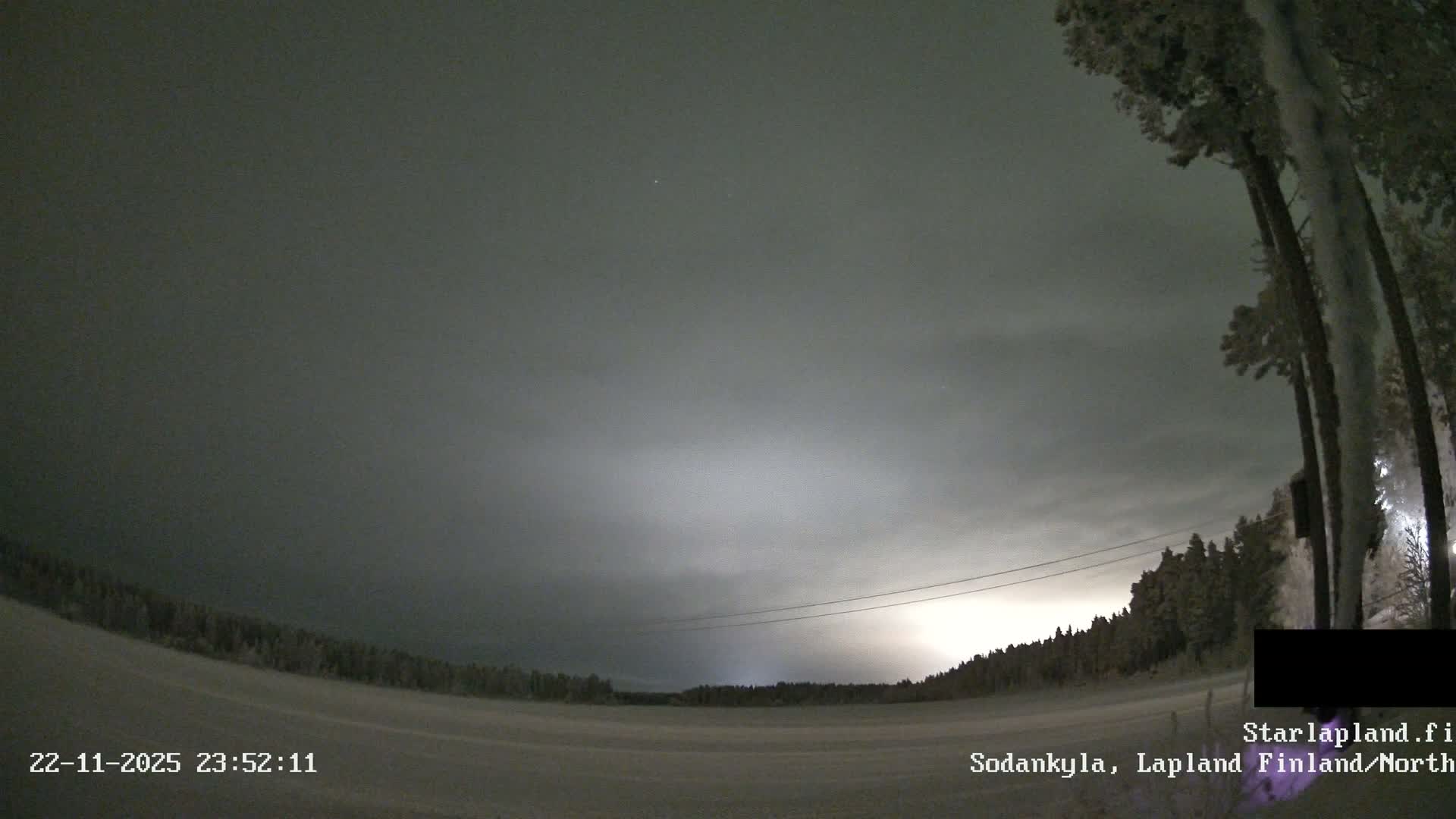 Sodankyla, Aurora Boreails/Northern Lights  Live Cam -  Sodankylä, Northern Lapland (Pohjois-Lappi), Lapland (Lappi),Finland