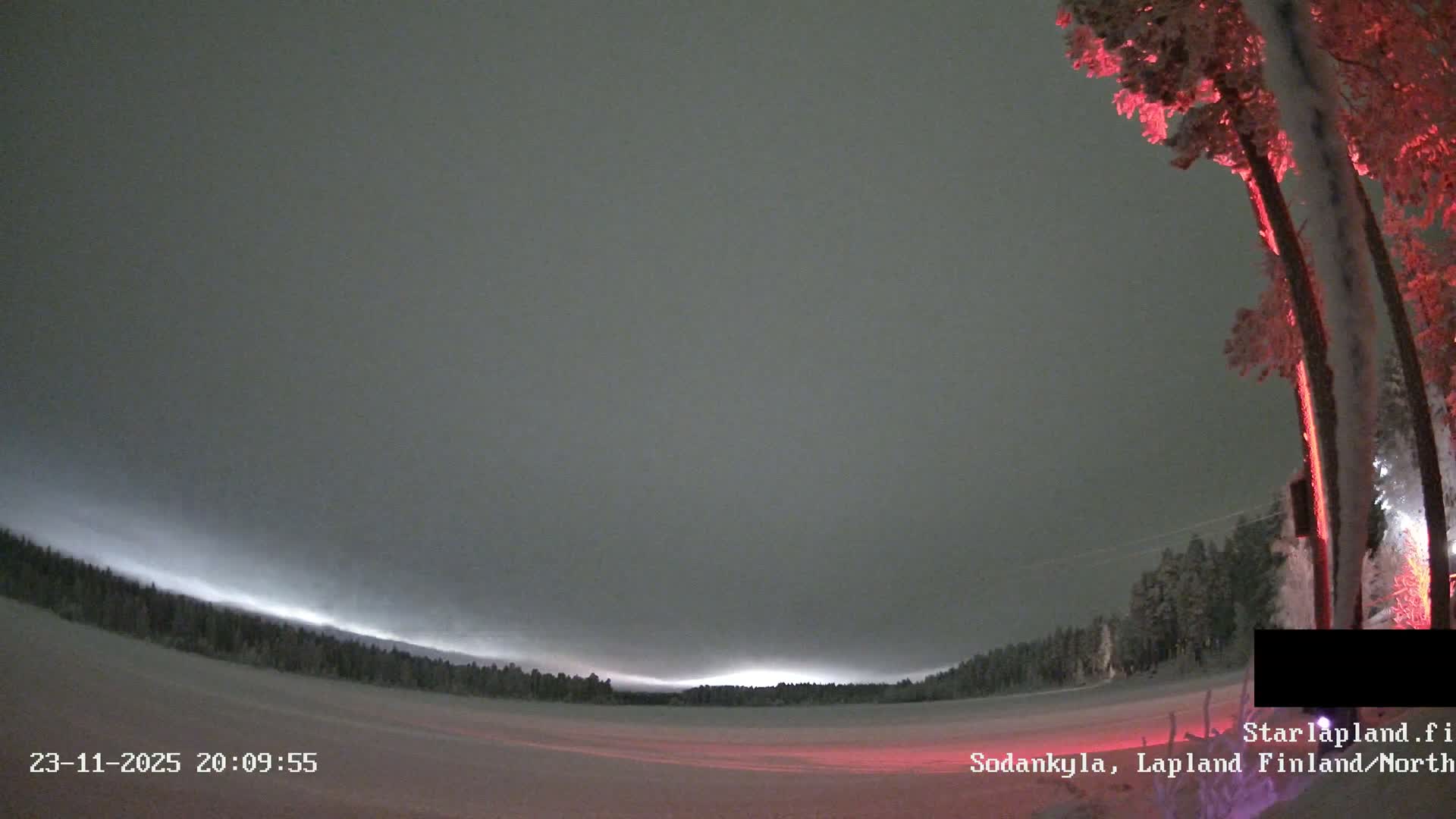 Sodankyla, Aurora Boreails/Northern Lights  Live Cam -  Sodankylä, Northern Lapland (Pohjois-Lappi), Lapland (Lappi),Finland