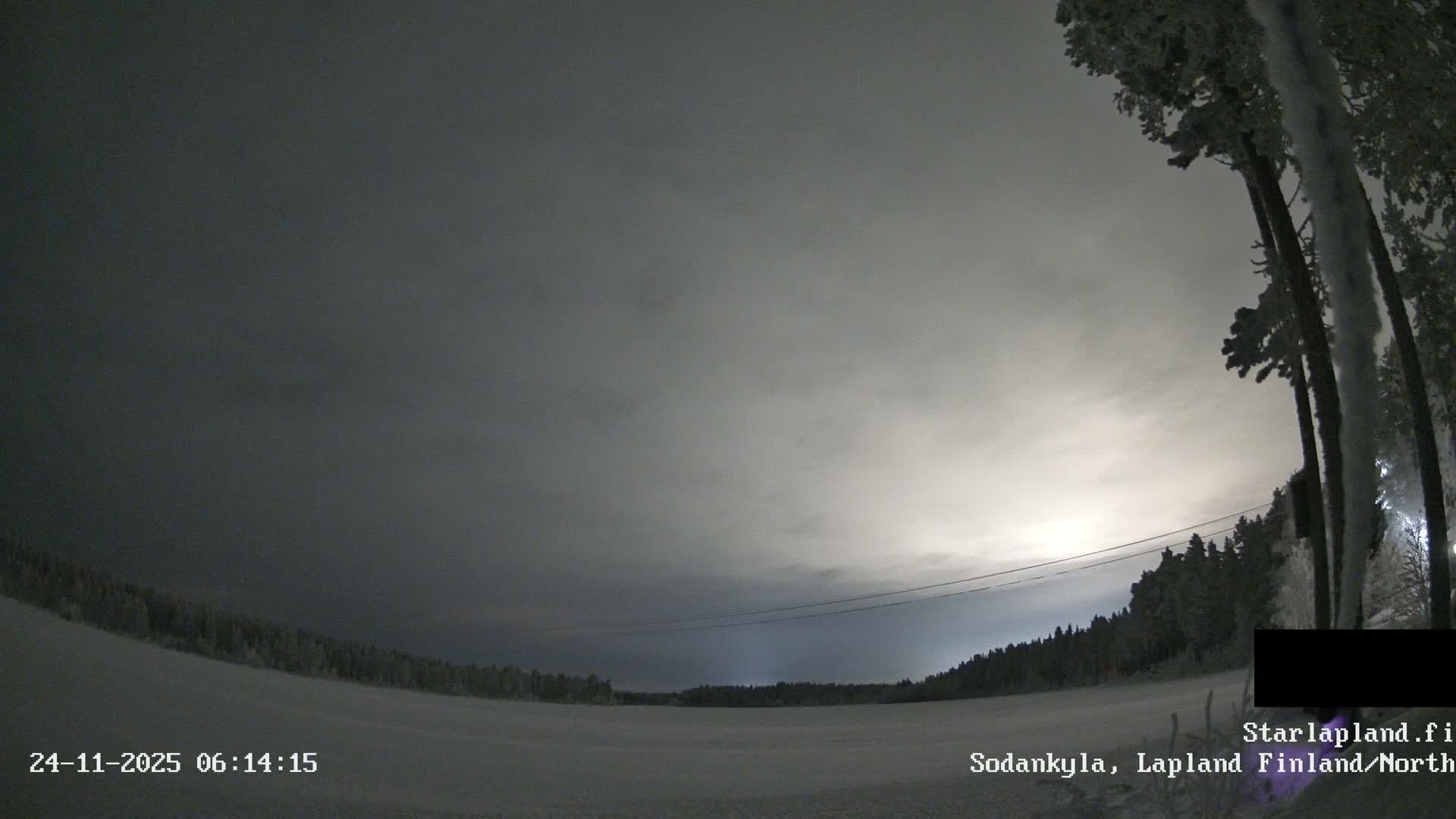 Sodankyla, Aurora Boreails/Northern Lights  Live Cam -  Sodankylä, Northern Lapland (Pohjois-Lappi), Lapland (Lappi),Finland