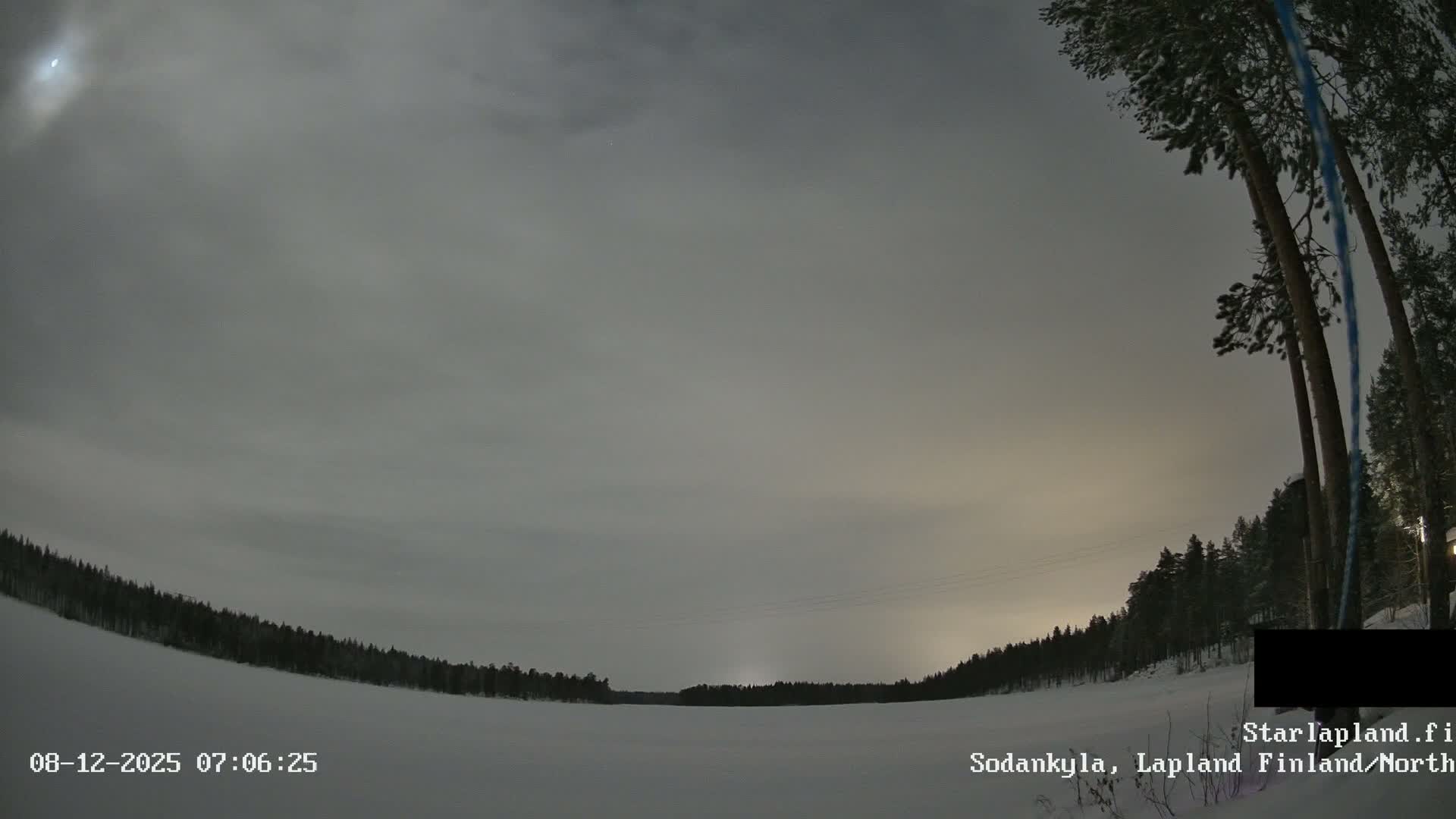 Sodankyla, Aurora Boreails/Northern Lights  Live Cam -  Sodankylä, Northern Lapland (Pohjois-Lappi), Lapland (Lappi),Finland