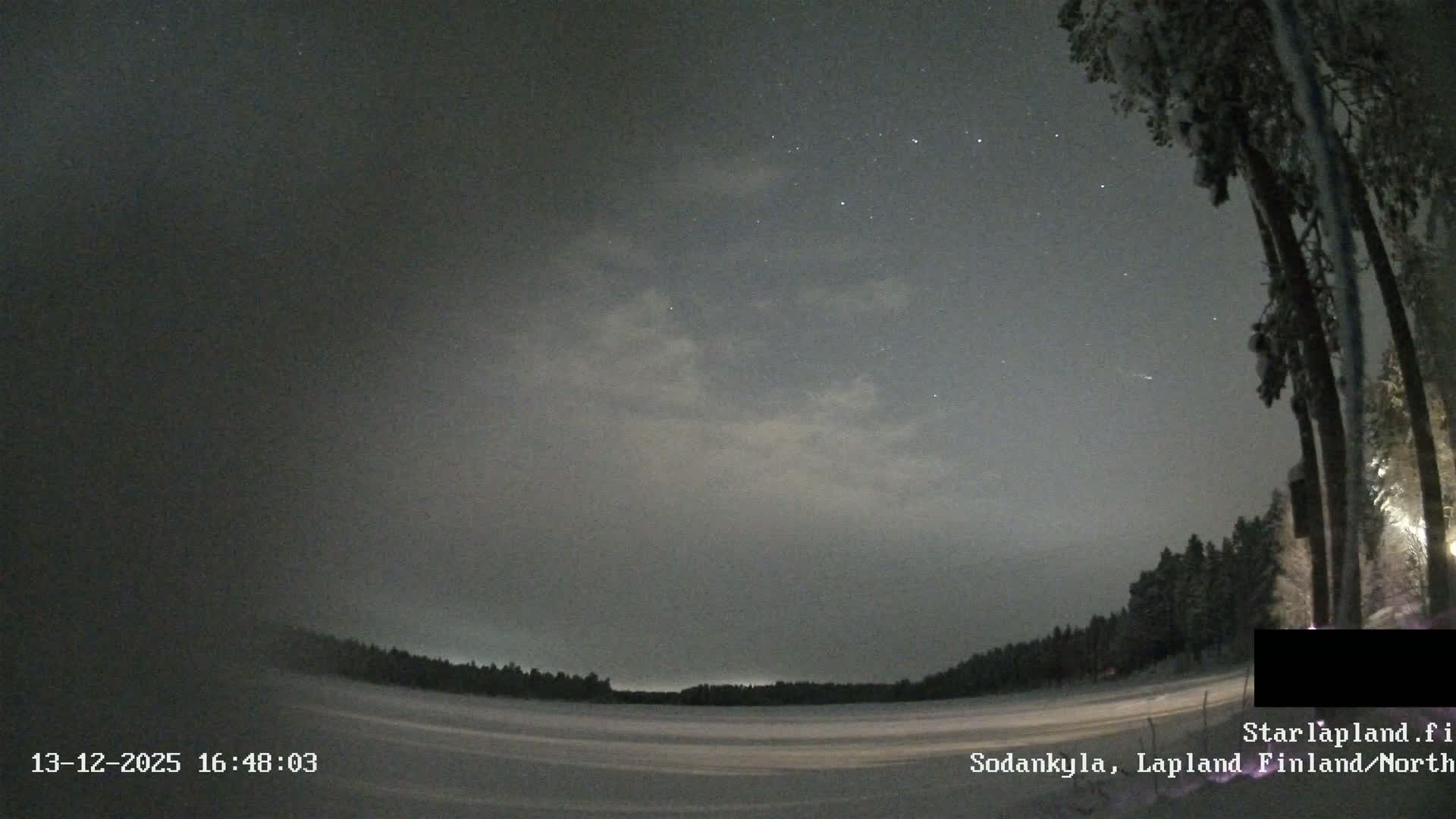 Sodankyla, Aurora Boreails/Northern Lights  Live Cam -  Sodankylä, Northern Lapland (Pohjois-Lappi), Lapland (Lappi),Finland