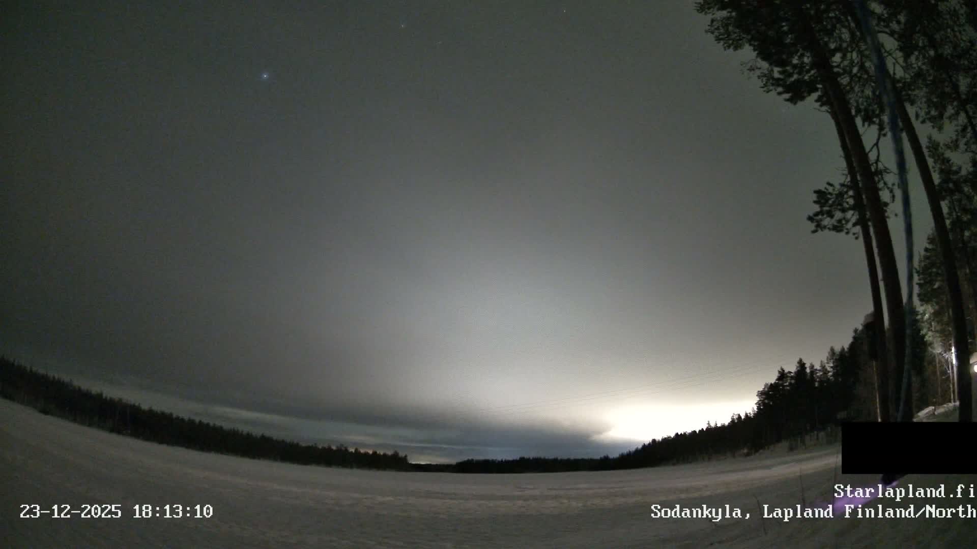 Sodankyla, Aurora Boreails/Northern Lights  Live Cam -  Sodankylä, Northern Lapland (Pohjois-Lappi), Lapland (Lappi),Finland