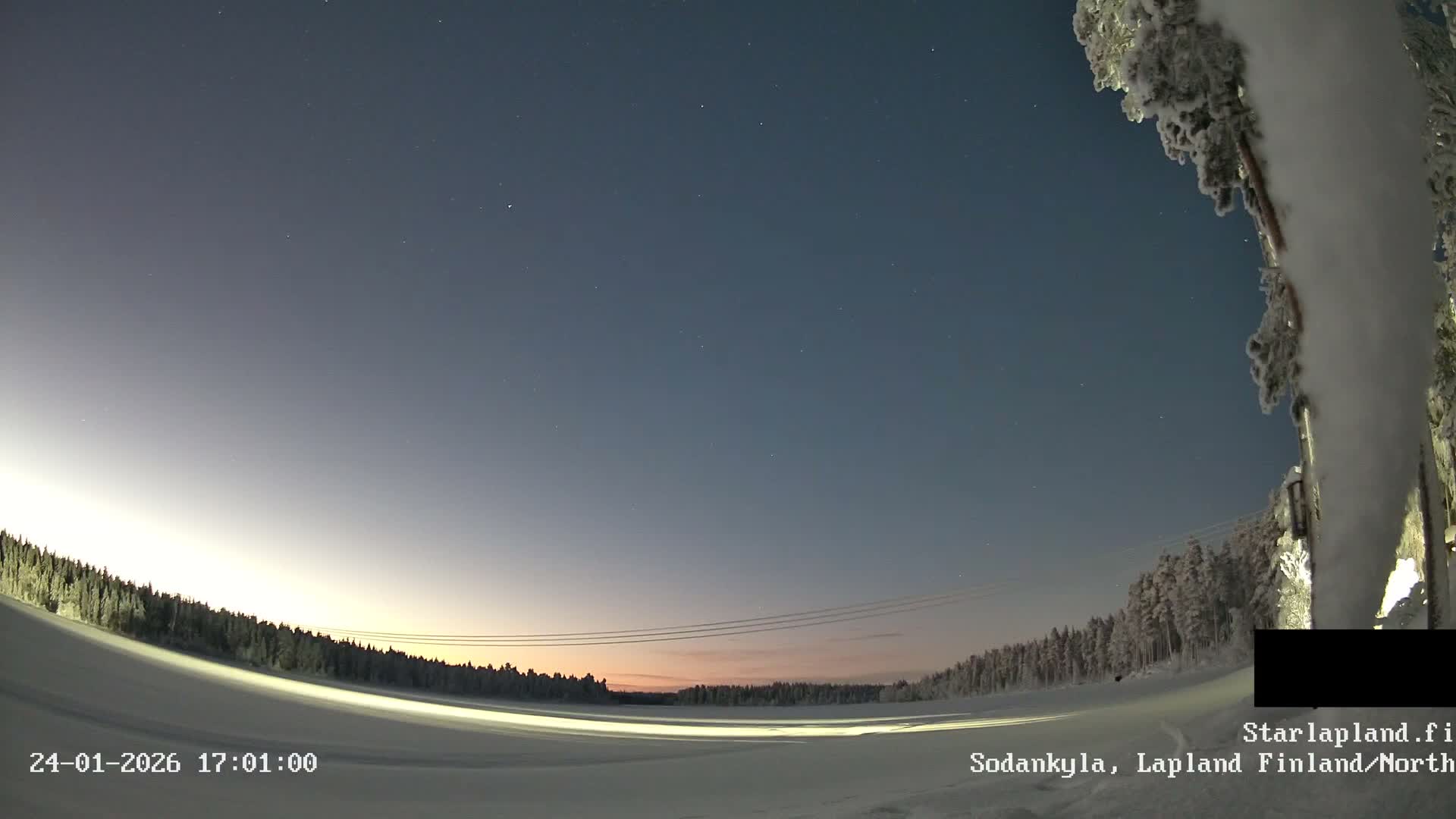 Sodankyla, Aurora Boreails/Northern Lights  Live Cam -  Sodankylä, Northern Lapland (Pohjois-Lappi), Lapland (Lappi),Finland