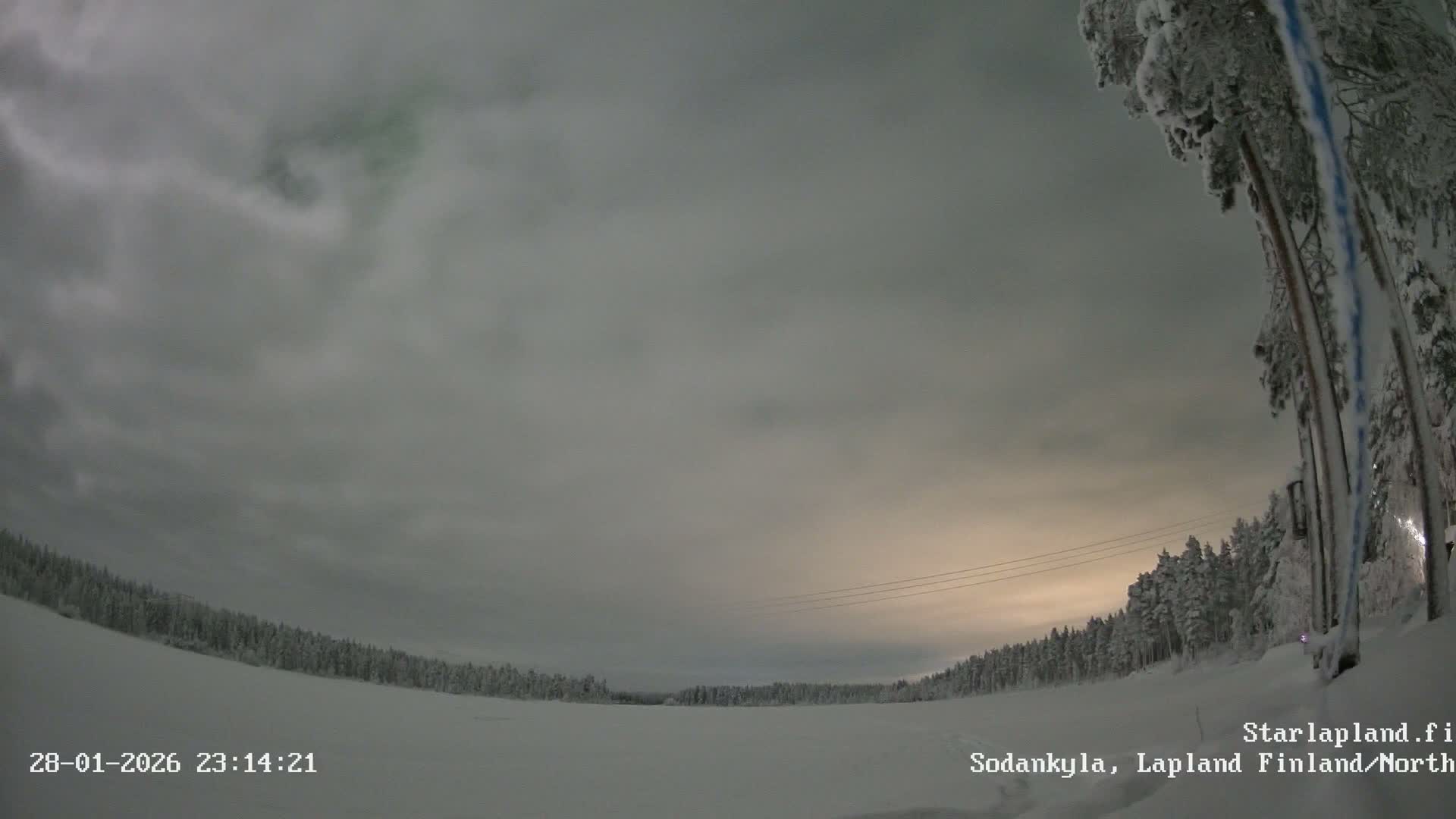 Sodankyla, Aurora Boreails/Northern Lights  Live Cam -  Sodankylä, Northern Lapland (Pohjois-Lappi), Lapland (Lappi),Finland