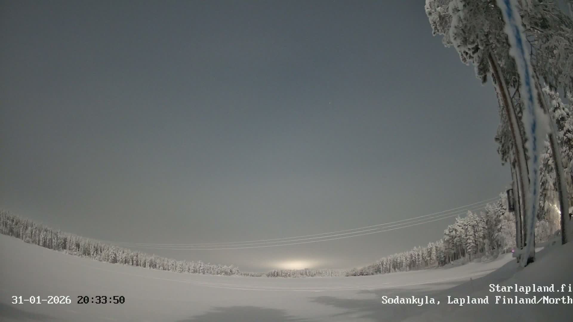 Sodankyla, Aurora Boreails/Northern Lights  Live Cam -  Sodankylä, Northern Lapland (Pohjois-Lappi), Lapland (Lappi),Finland