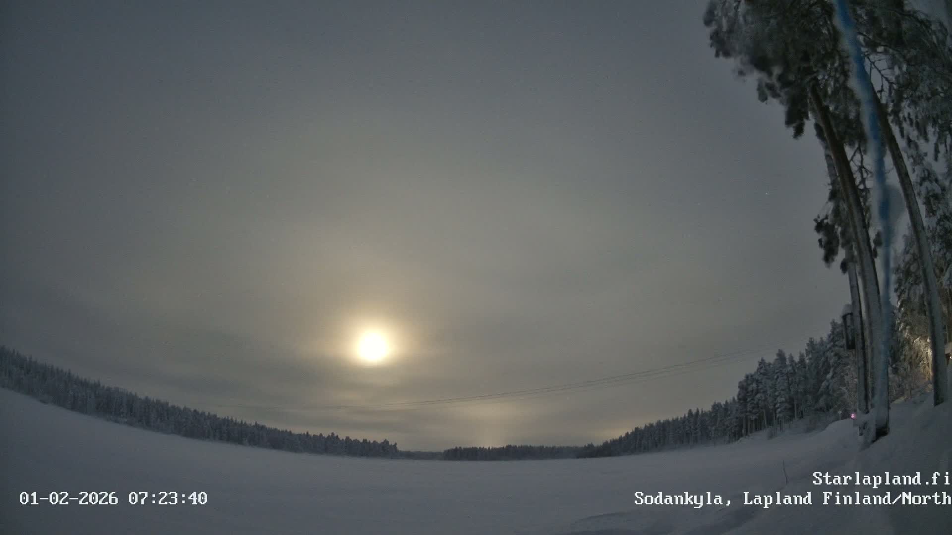 Sodankyla, Aurora Boreails/Northern Lights  Live Cam -  Sodankylä, Northern Lapland (Pohjois-Lappi), Lapland (Lappi),Finland