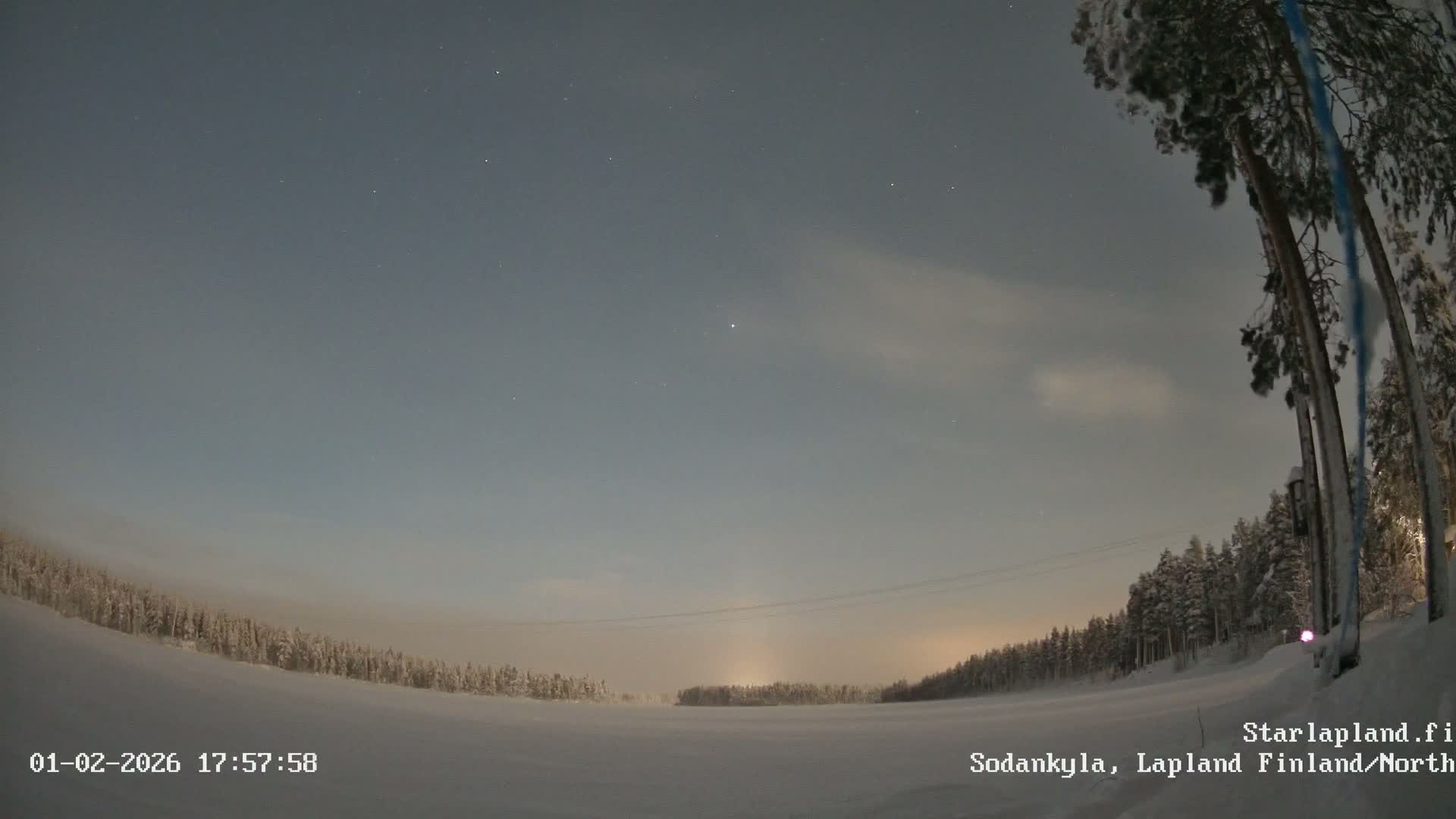 Sodankyla, Aurora Boreails/Northern Lights  Live Cam -  Sodankylä, Northern Lapland (Pohjois-Lappi), Lapland (Lappi),Finland