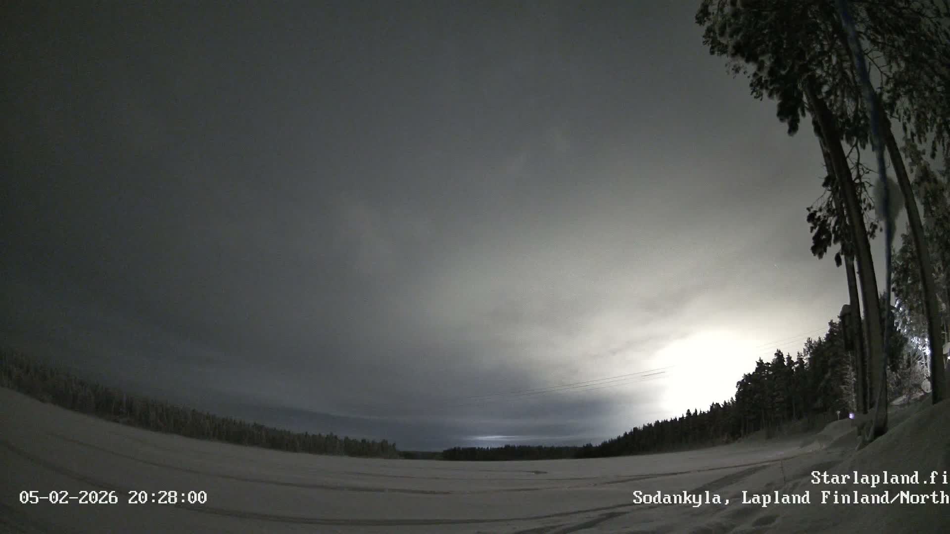 Sodankyla, Aurora Boreails/Northern Lights  Live Cam -  Sodankylä, Northern Lapland (Pohjois-Lappi), Lapland (Lappi),Finland