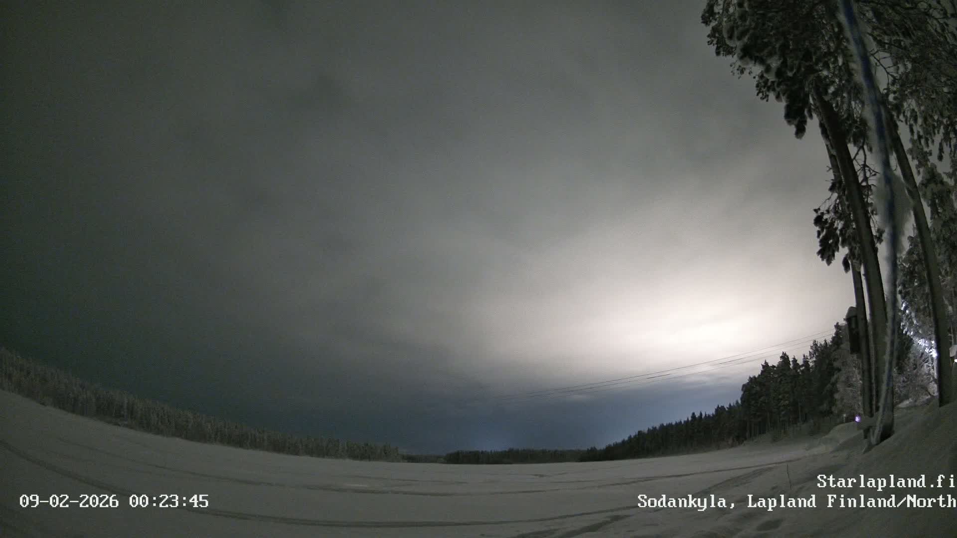 Sodankyla, Aurora Boreails/Northern Lights  Live Cam -  Sodankylä, Northern Lapland (Pohjois-Lappi), Lapland (Lappi),Finland