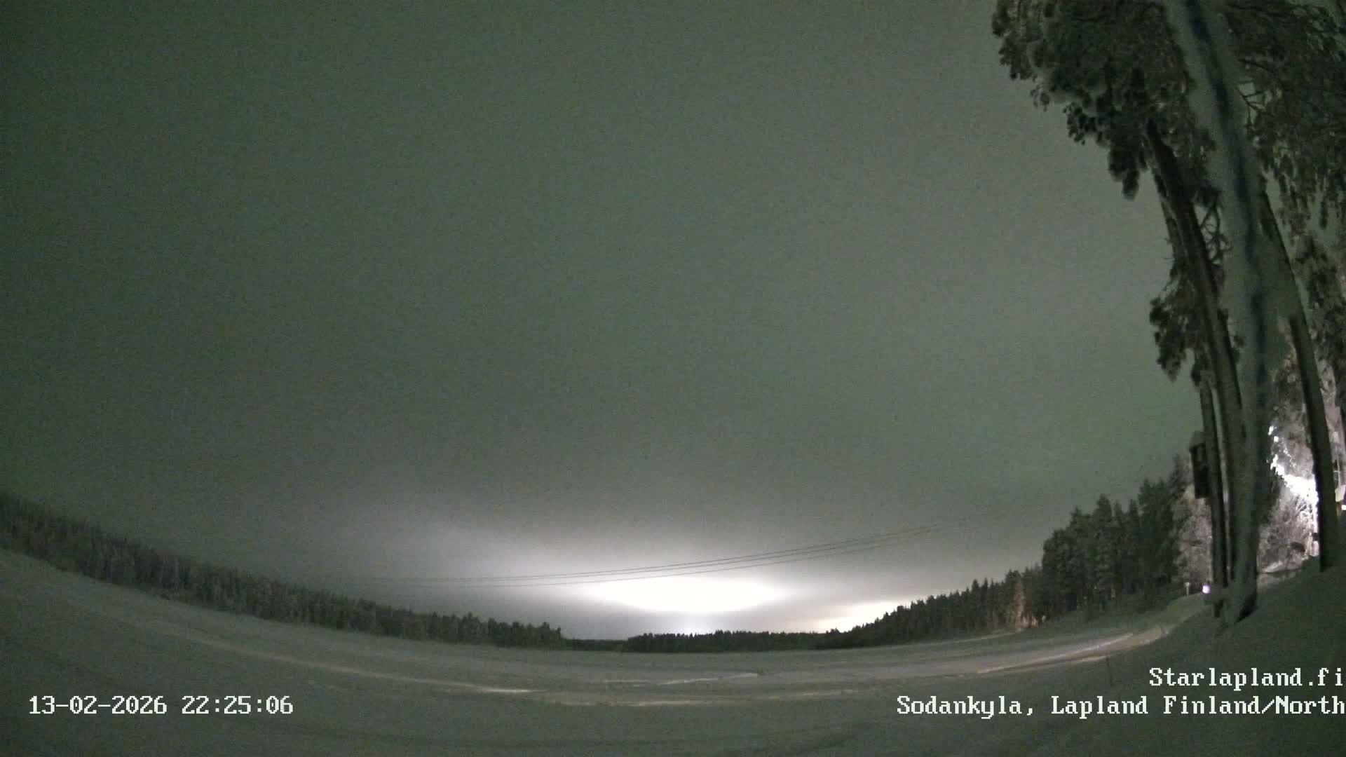 Sodankyla, Aurora Boreails/Northern Lights  Live Cam -  Sodankylä, Northern Lapland (Pohjois-Lappi), Lapland (Lappi),Finland