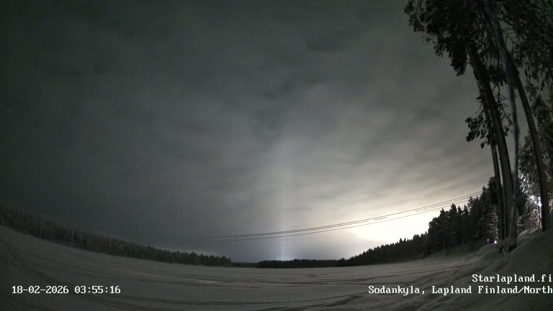 Sodankyla, Aurora Boreails/Northern Lights  Live Cam -  Sodankylä, Northern Lapland (Pohjois-Lappi), Lapland (Lappi),Finland