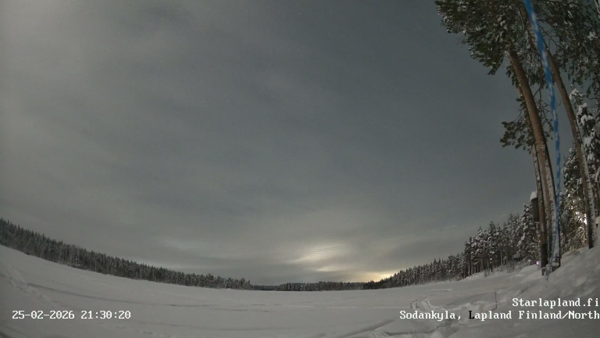 Sodankyla, Aurora Boreails/Northern Lights  Live Cam -  Sodankylä, Northern Lapland (Pohjois-Lappi), Lapland (Lappi),Finland