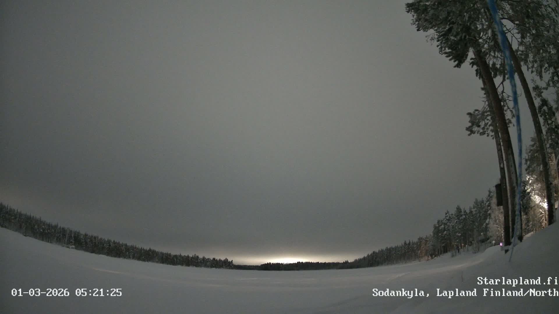 Sodankyla, Aurora Boreails/Northern Lights  Live Cam -  Sodankylä, Northern Lapland (Pohjois-Lappi), Lapland (Lappi),Finland