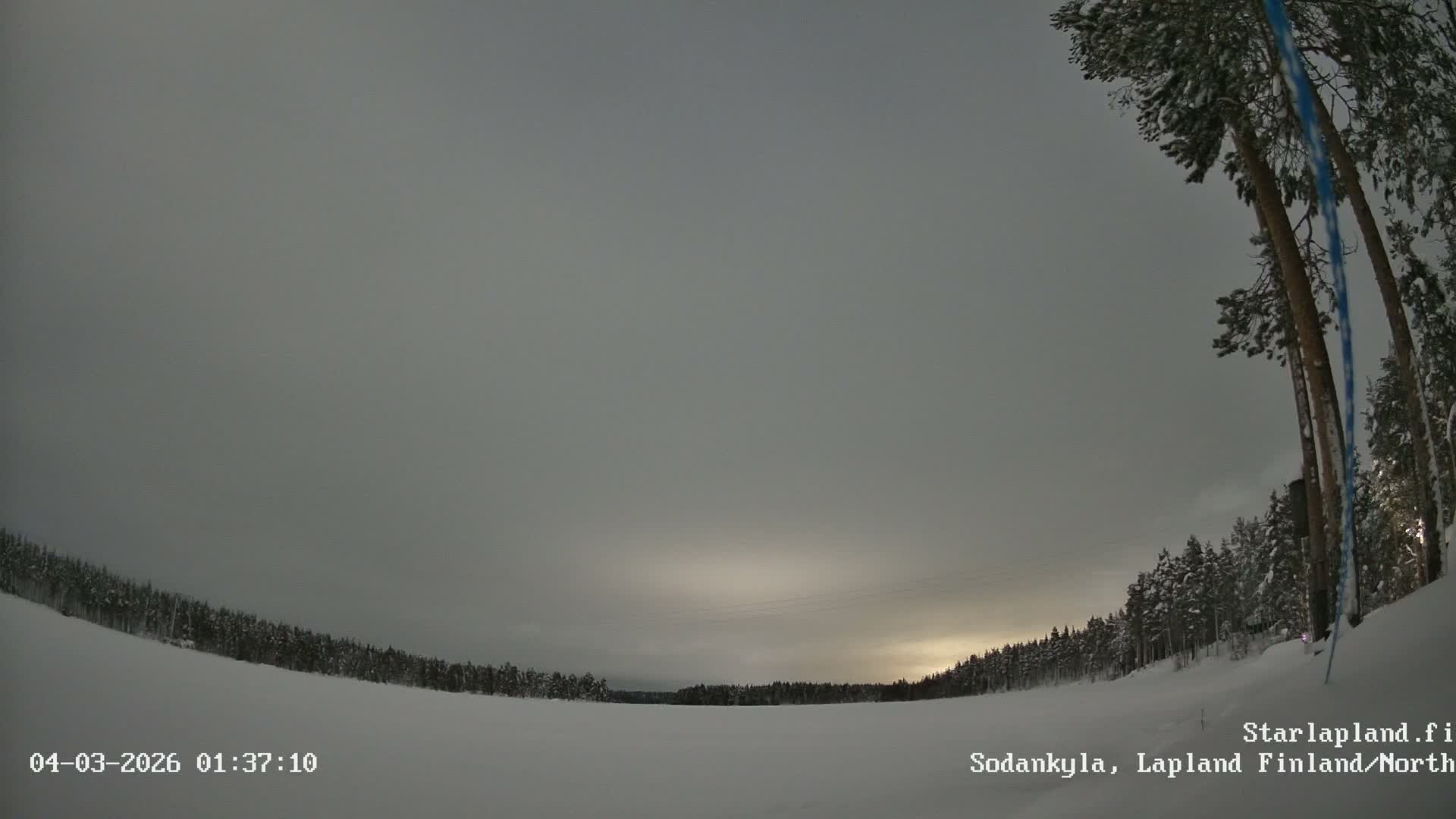 Sodankyla, Aurora Boreails/Northern Lights  Live Cam -  Sodankylä, Northern Lapland (Pohjois-Lappi), Lapland (Lappi),Finland