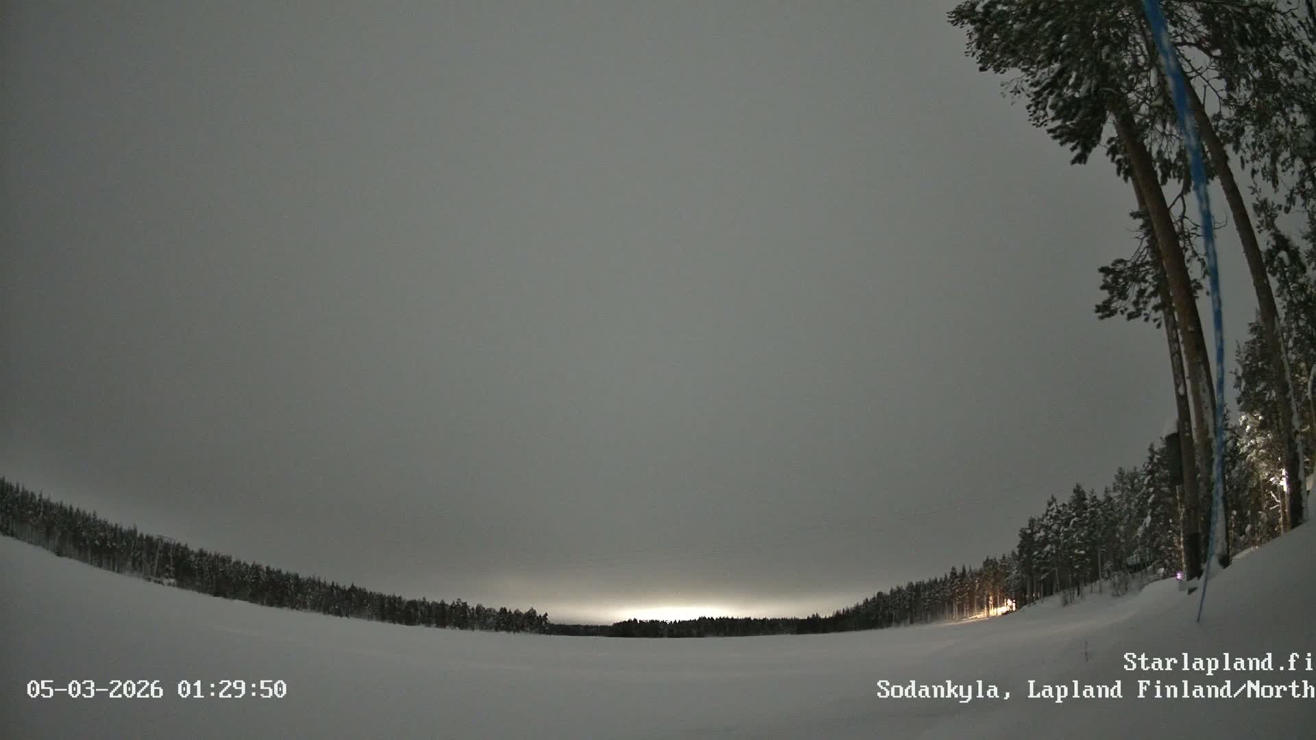 Sodankyla, Aurora Boreails/Northern Lights  Live Cam -  Sodankylä, Northern Lapland (Pohjois-Lappi), Lapland (Lappi),Finland