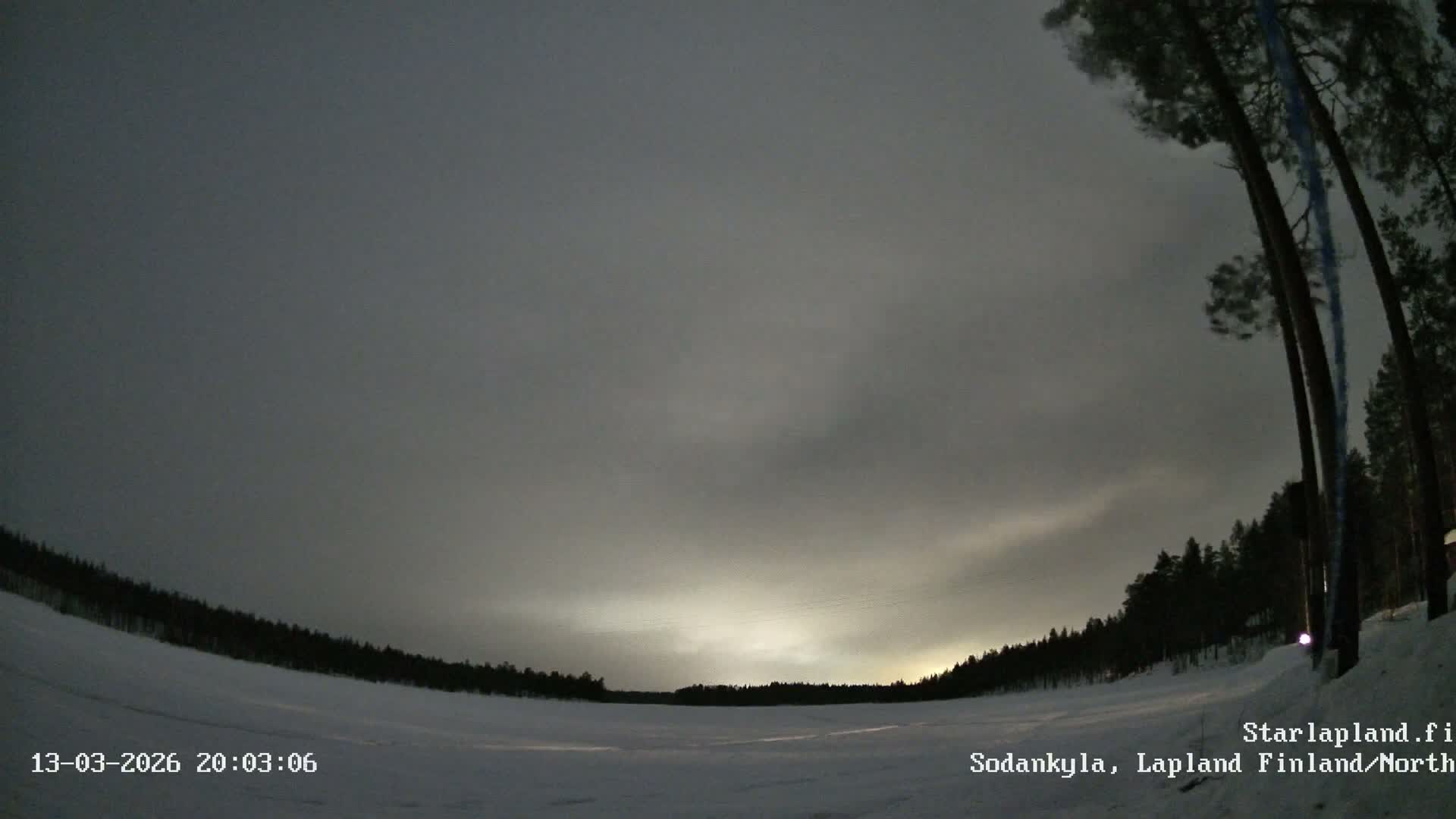 Sodankyla, Aurora Boreails/Northern Lights  Live Cam -  Sodankylä, Northern Lapland (Pohjois-Lappi), Lapland (Lappi),Finland