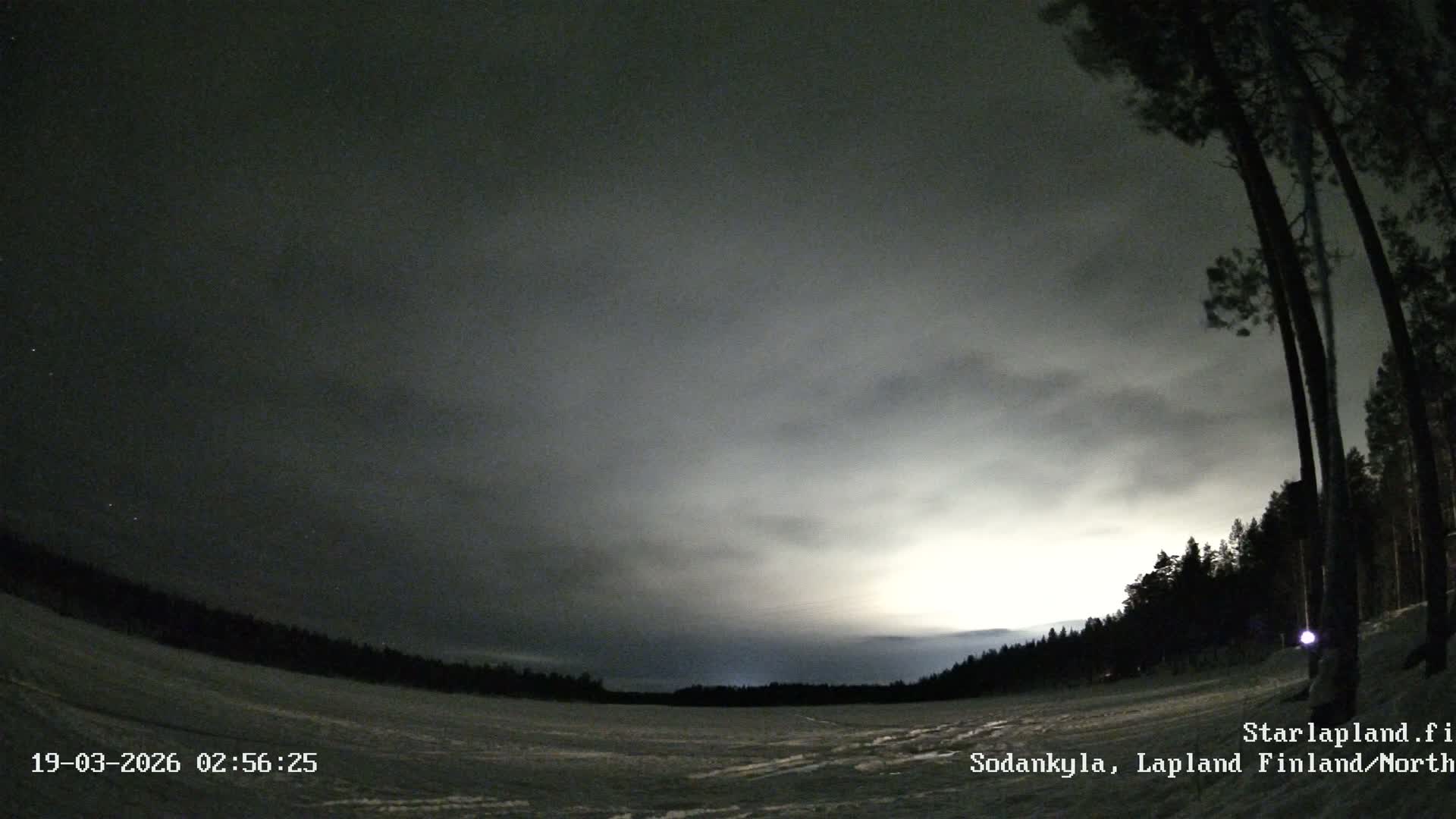 Sodankyla, Aurora Boreails/Northern Lights  Live Cam -  Sodankylä, Northern Lapland (Pohjois-Lappi), Lapland (Lappi),Finland