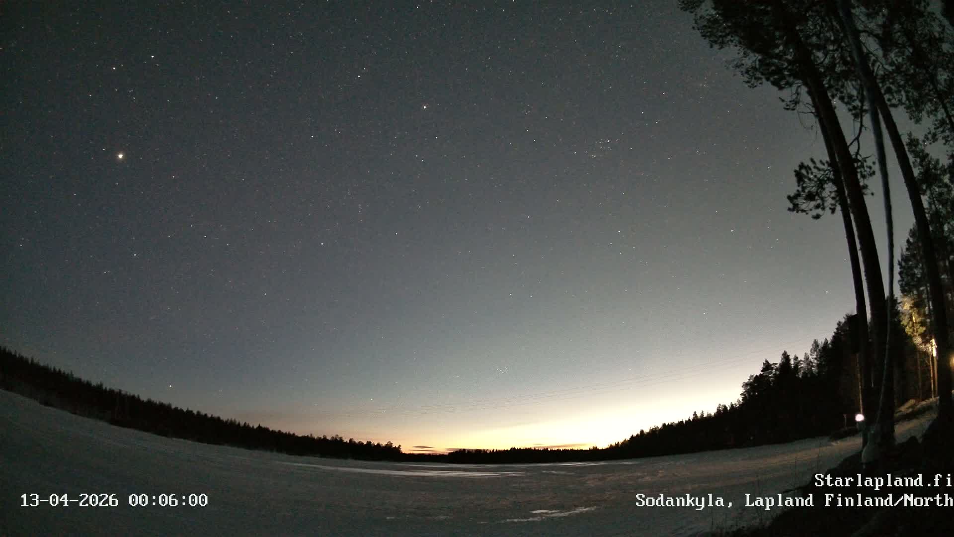 Sodankyla, Aurora Boreails/Northern Lights  Live Cam -  Sodankylä, Northern Lapland (Pohjois-Lappi), Lapland (Lappi),Finland