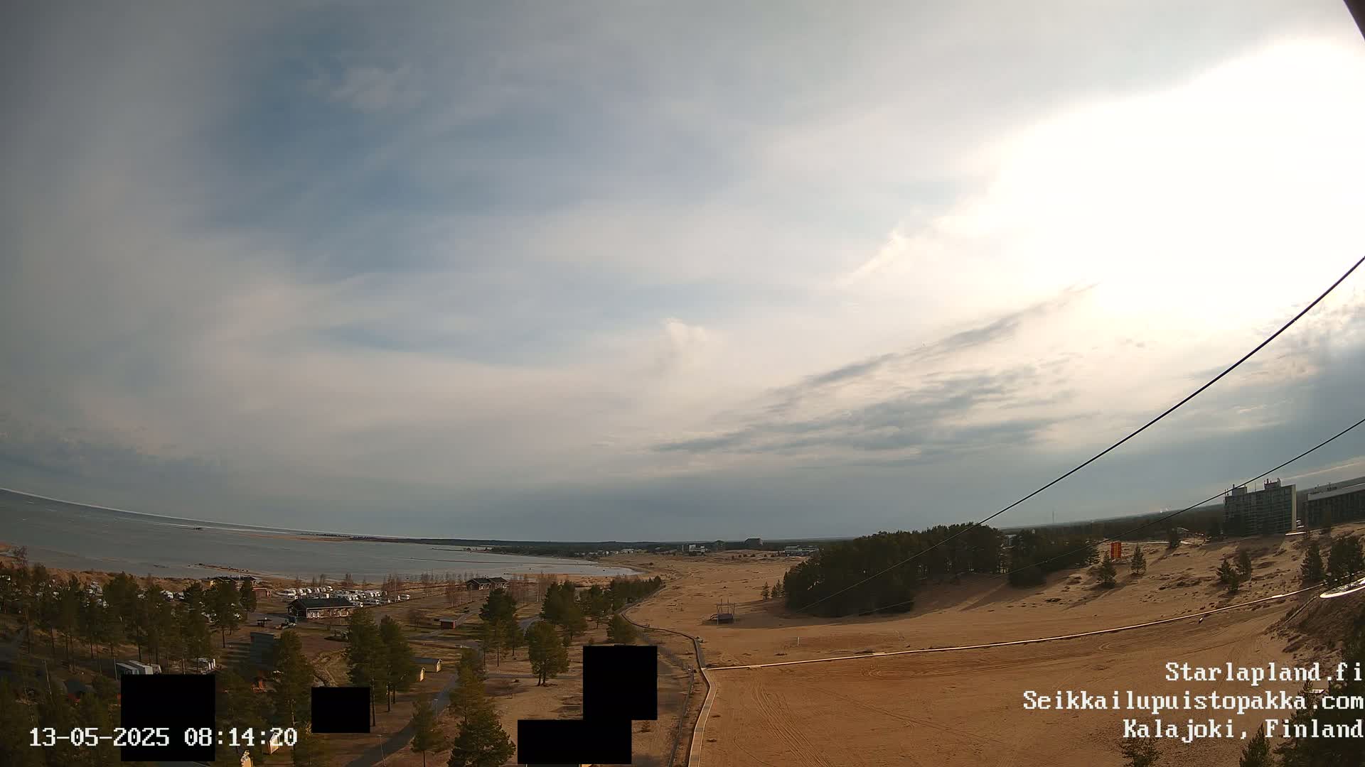Adventure Park Pakka, Kalajoki, Aurora Boreails/Northern Lights  Live Cam - Kalajoki, Ylivieska, North Ostrobothnia, Finland