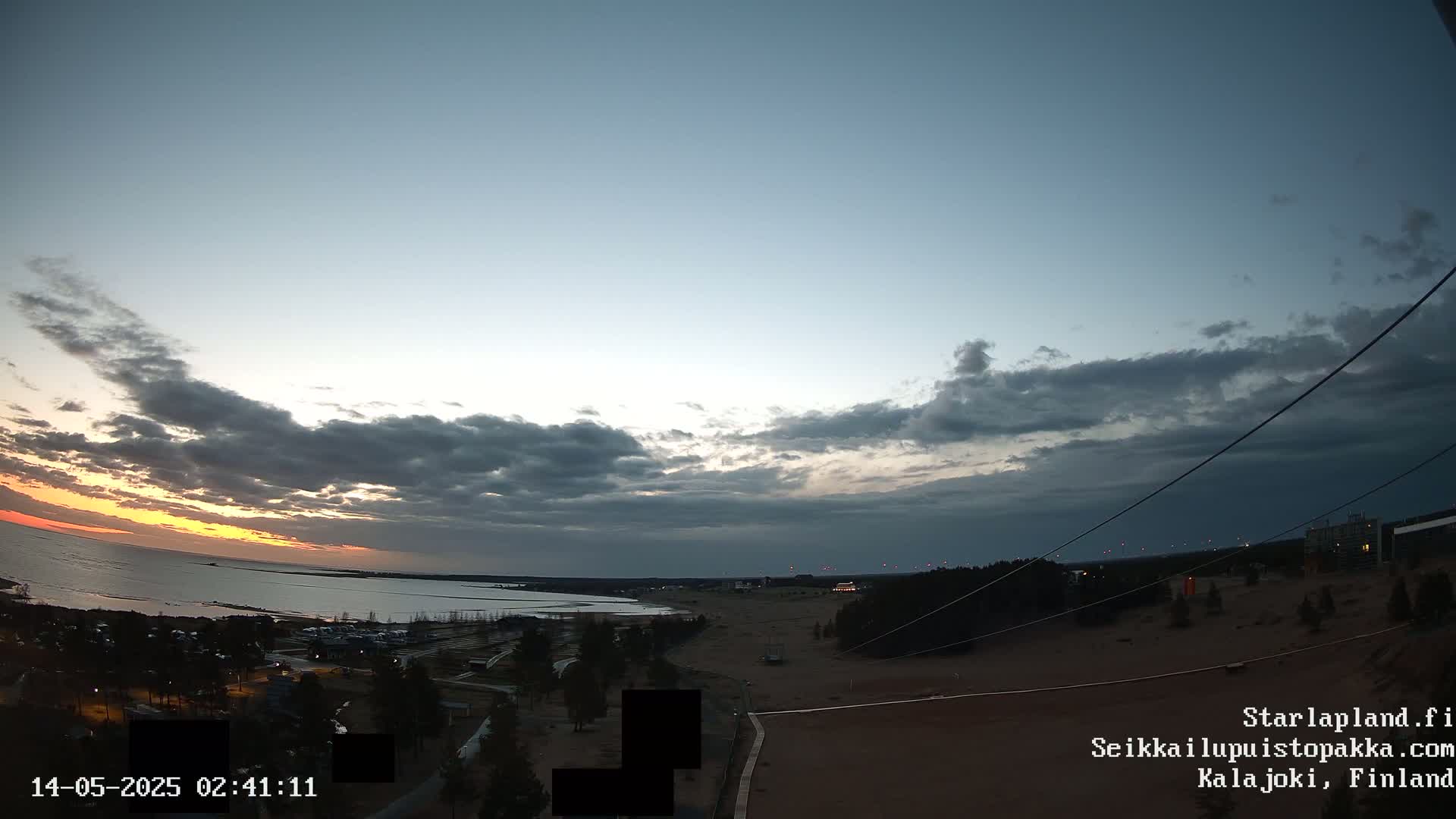 Adventure Park Pakka, Kalajoki, Aurora Boreails/Northern Lights  Live Cam - Kalajoki, Ylivieska, North Ostrobothnia, Finland