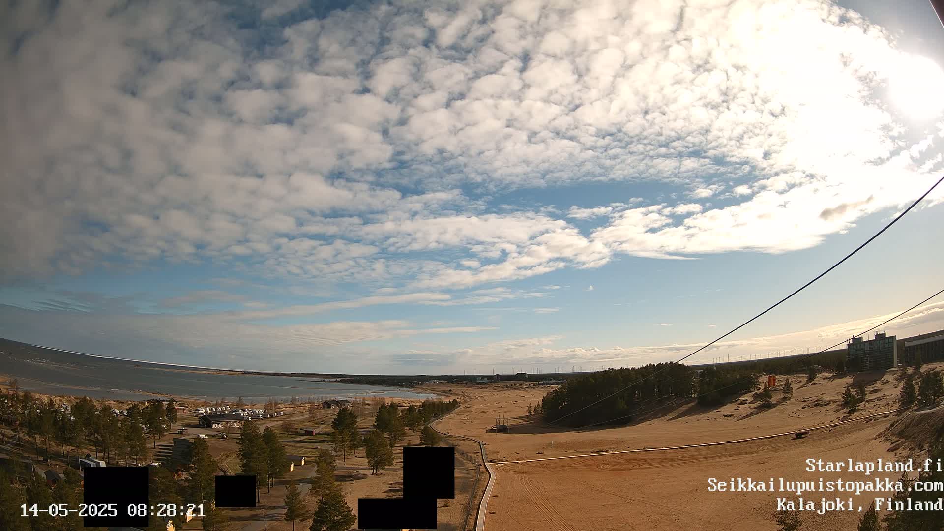 Adventure Park Pakka, Kalajoki, Aurora Boreails/Northern Lights  Live Cam - Kalajoki, Ylivieska, North Ostrobothnia, Finland