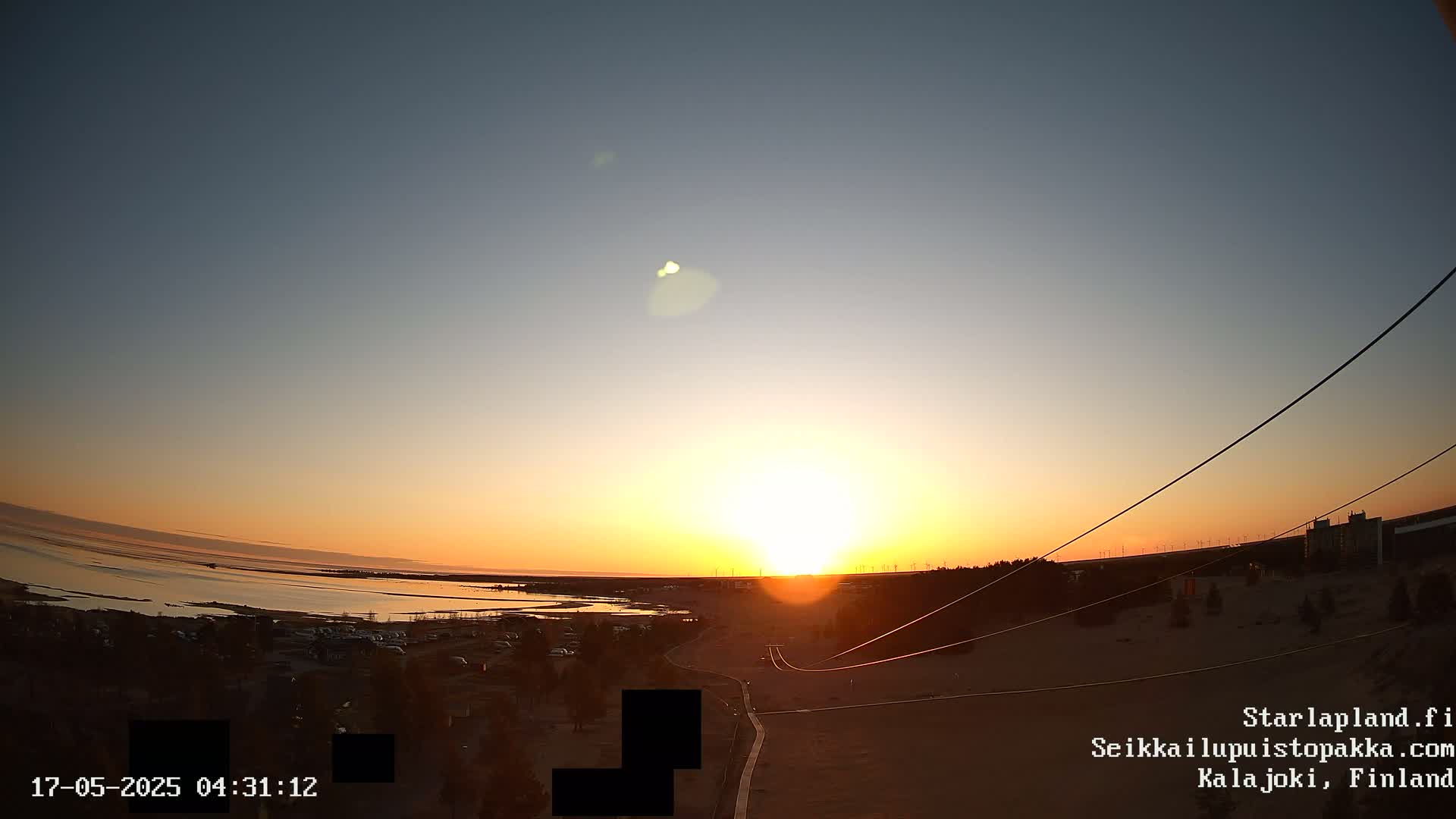 Adventure Park Pakka, Kalajoki, Aurora Boreails/Northern Lights  Live Cam - Kalajoki, Ylivieska, North Ostrobothnia, Finland