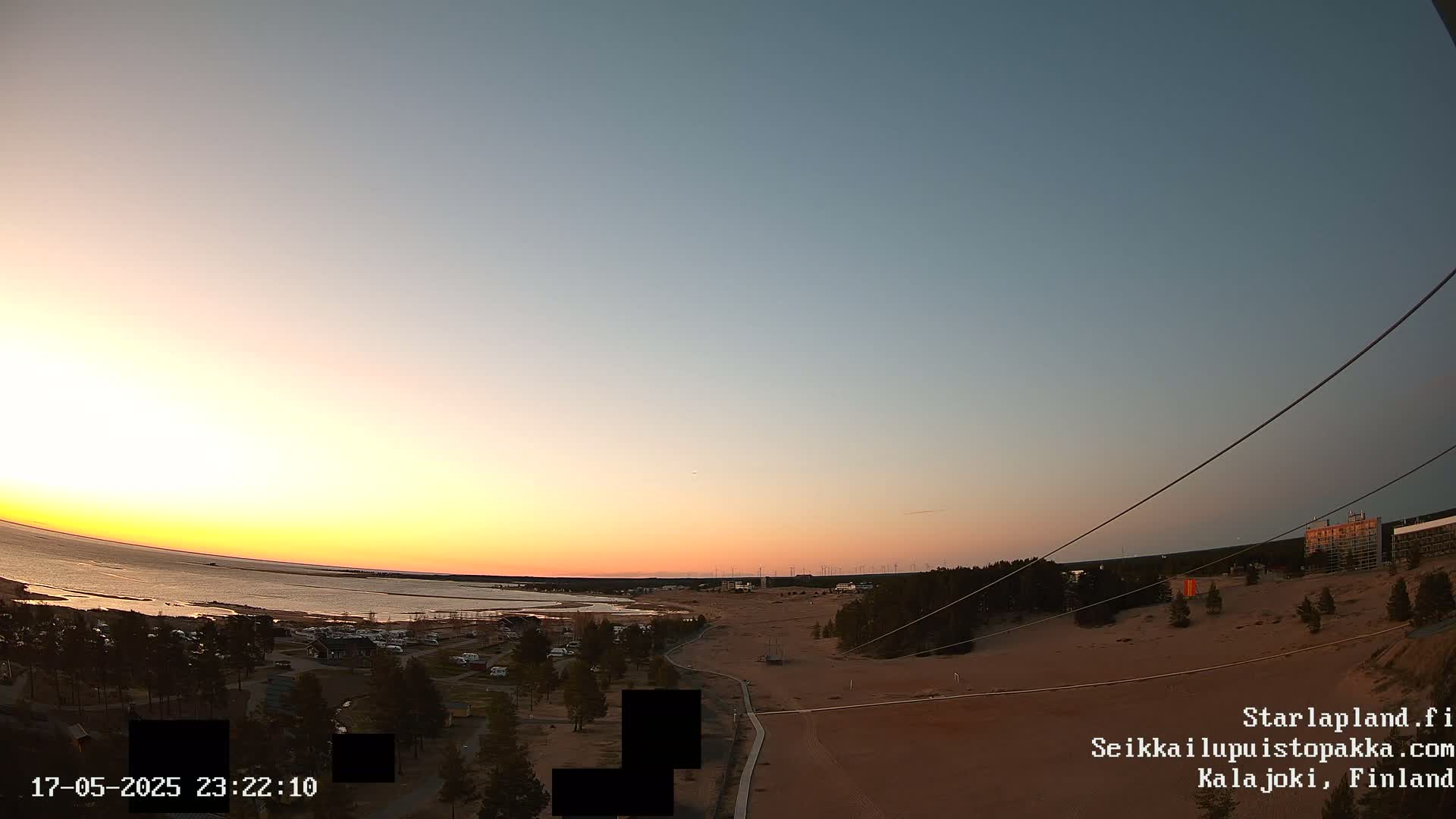 Adventure Park Pakka, Kalajoki, Aurora Boreails/Northern Lights  Live Cam - Kalajoki, Ylivieska, North Ostrobothnia, Finland